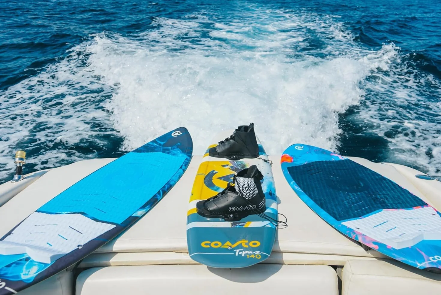 Brunelli COASTO Topaz 140 Wakeboard Package Flex manubrio rilegatura 39-46
