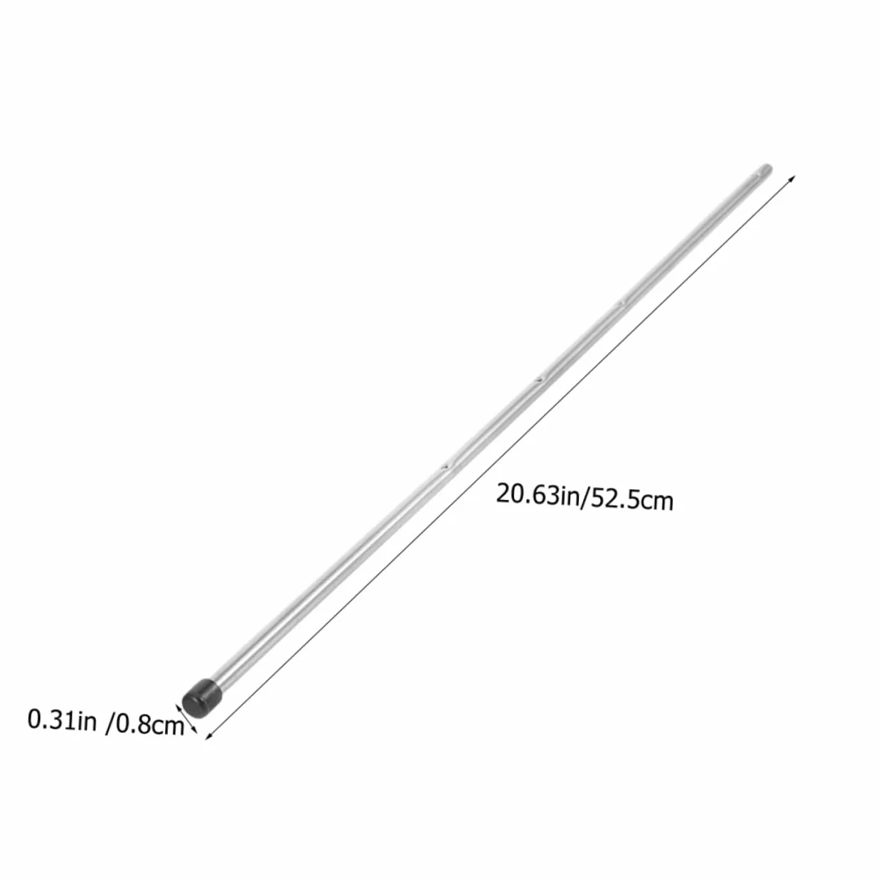 Toyvian Asta in Ferro Argento per Calcio Balilla Maniglia, Accessorio Gioco da Tavolo