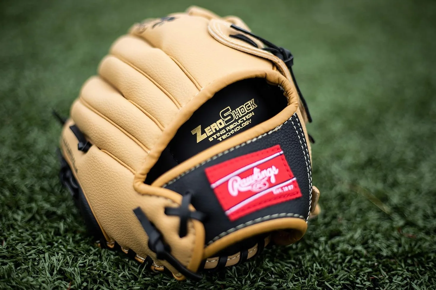 Rawlings Guanto da baseball, mano destra, 29,2 cm, multicolore