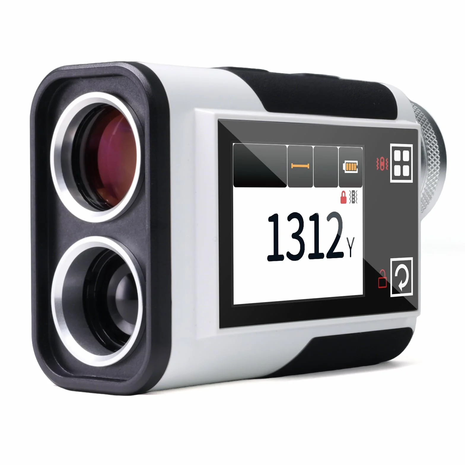 CIGMAN CT-1200PRO Golf Rangefinder Laser 1200Y ±1 m Display Touch Slope Oculare 25 mm Ricaricabile USB-C