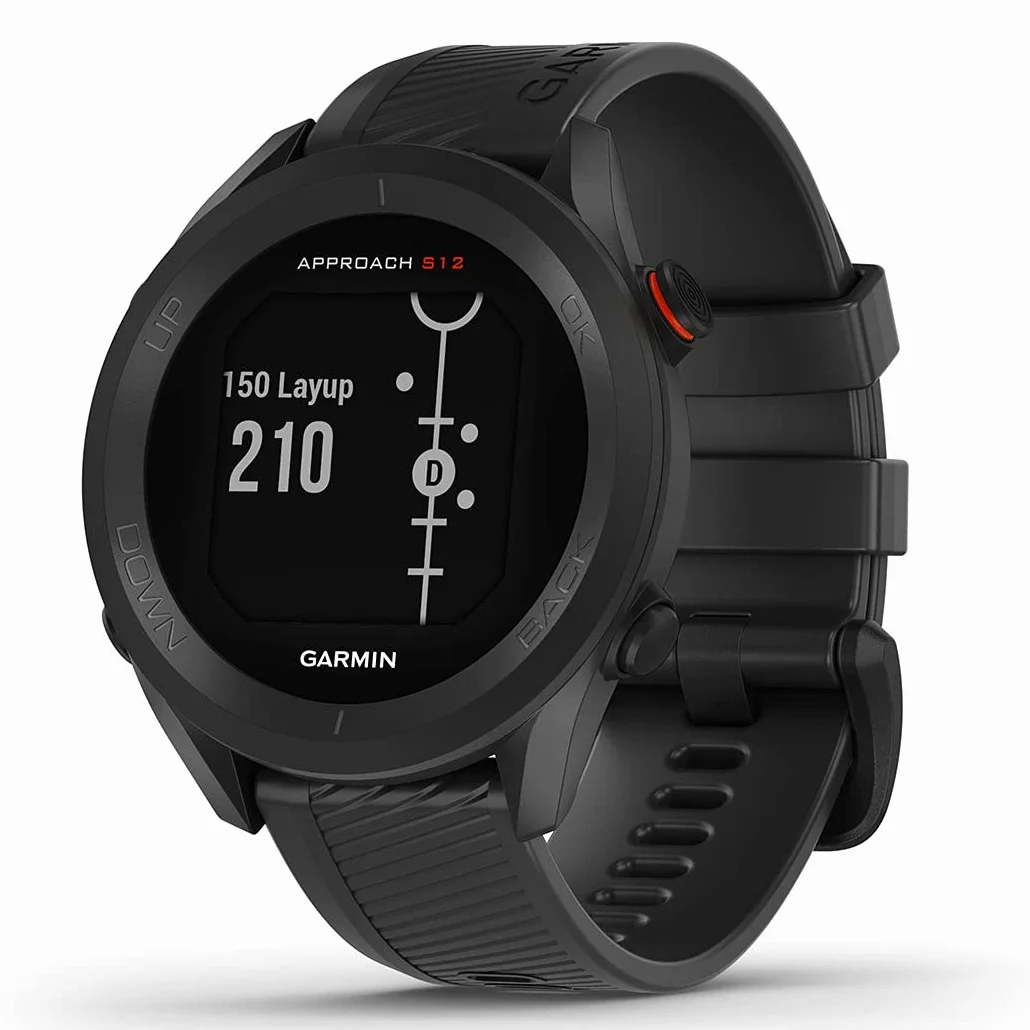 Garmin Approach S12 Orologio GPS da Golf 42.000+ Campi Internazionali Granite Blue