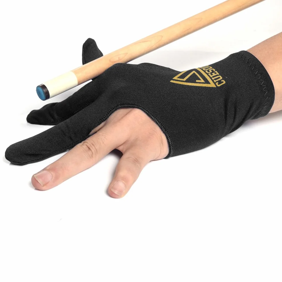 CUESOUL 3 Finger Gloves Biliardo Snooker Cue Guanti 10pcs Set