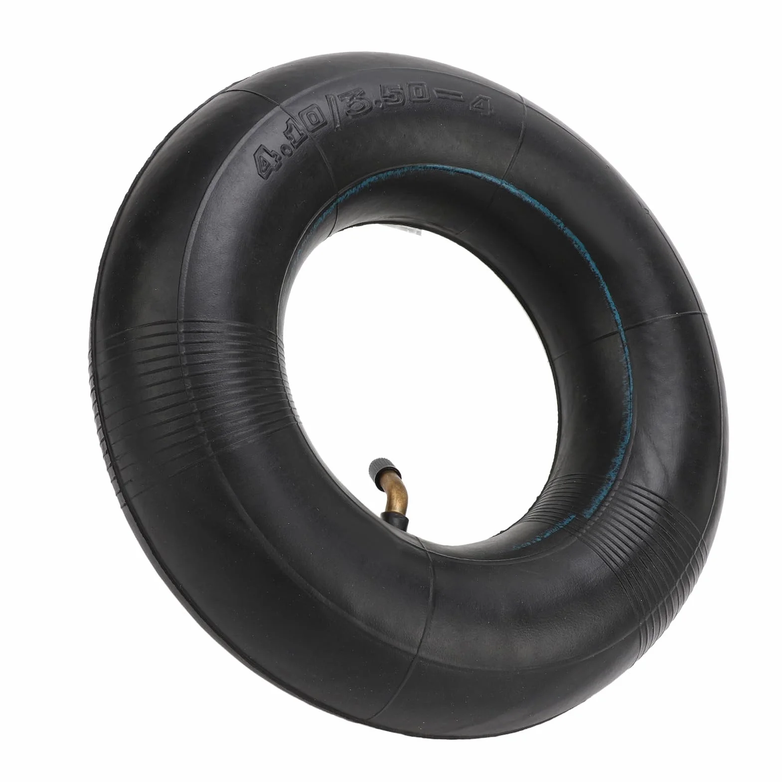 Naroote 4.10/3.50-4 Camere D'Aria in Gomma per Carrelli per Carrelli da Giardino Trattori Spazzaneve, Resistente Agli Urti, 2 Pezzi Tubi di Ricambio per Tosaerba, Carrello Manuale, Stelo della Valvola
