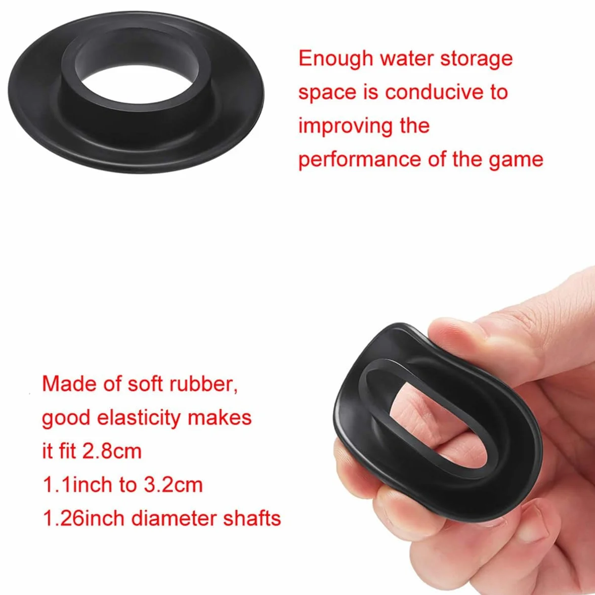 Supporto per paddle in gomma, anello antigoccia, accessori per kayak 4 pezzi