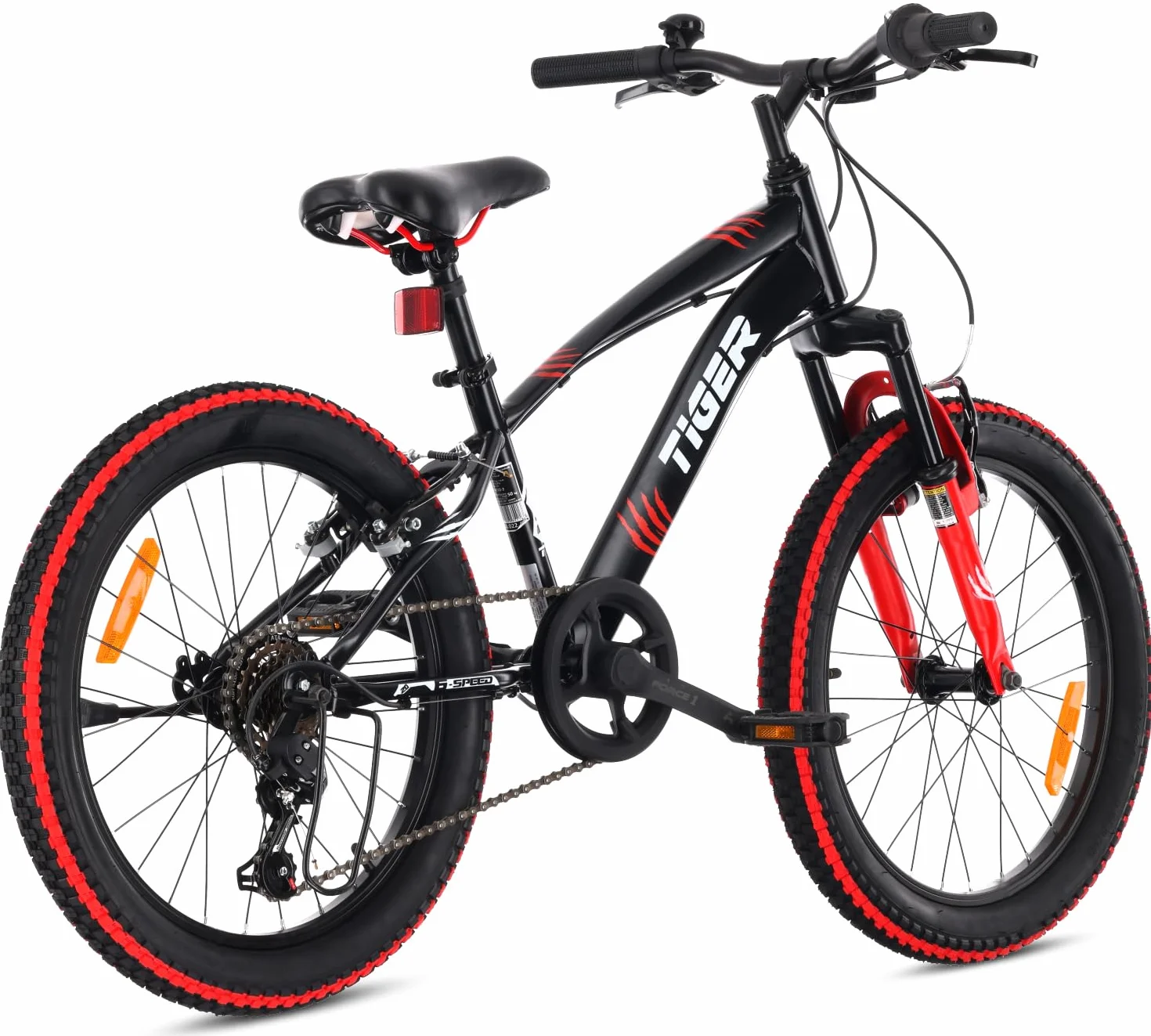 Tiger Bike Bicicletta per bambini 20 pollici 6 velocità Shimano