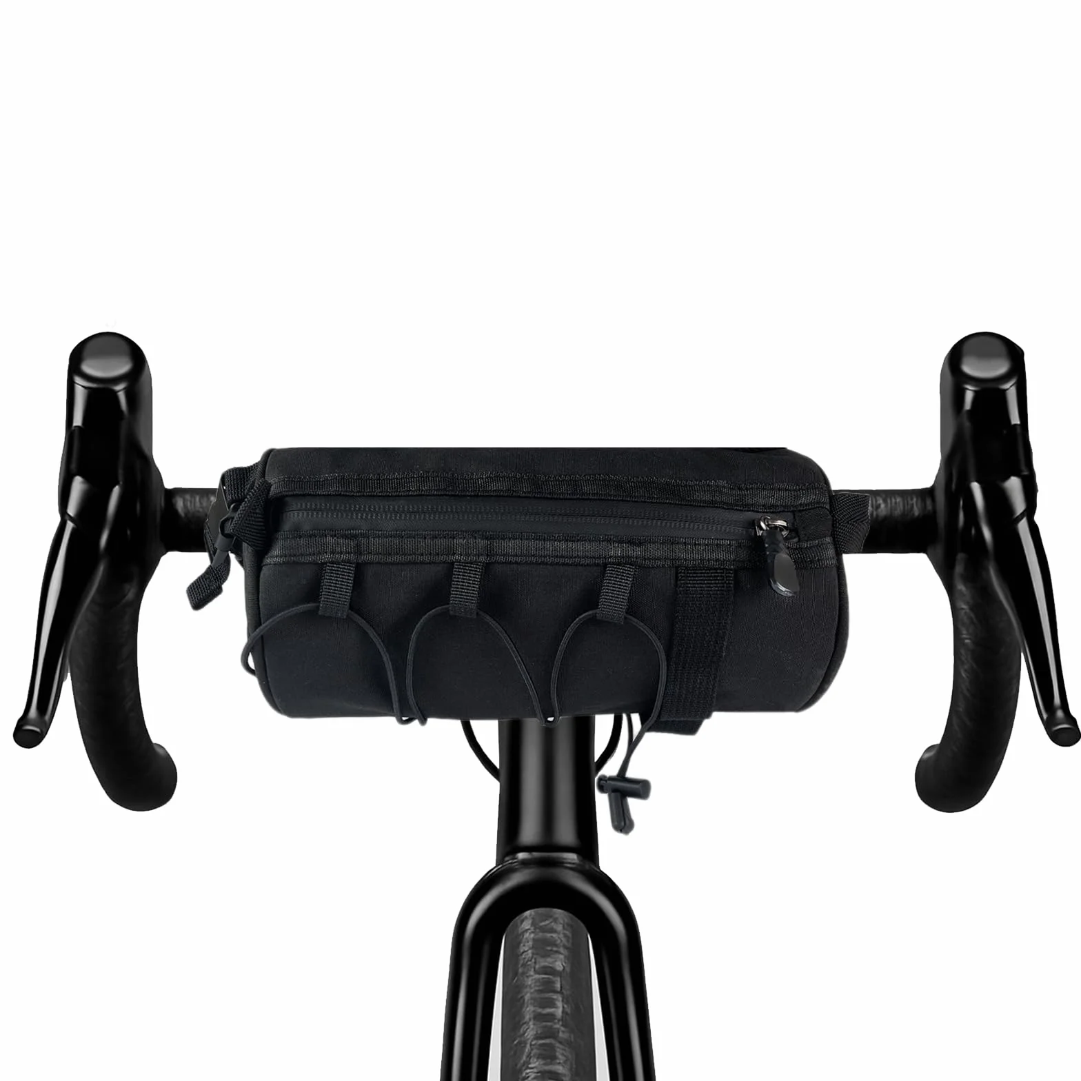 Borsa da bicicletta impermeabile manubrio MTB 2,4L con corda elastica