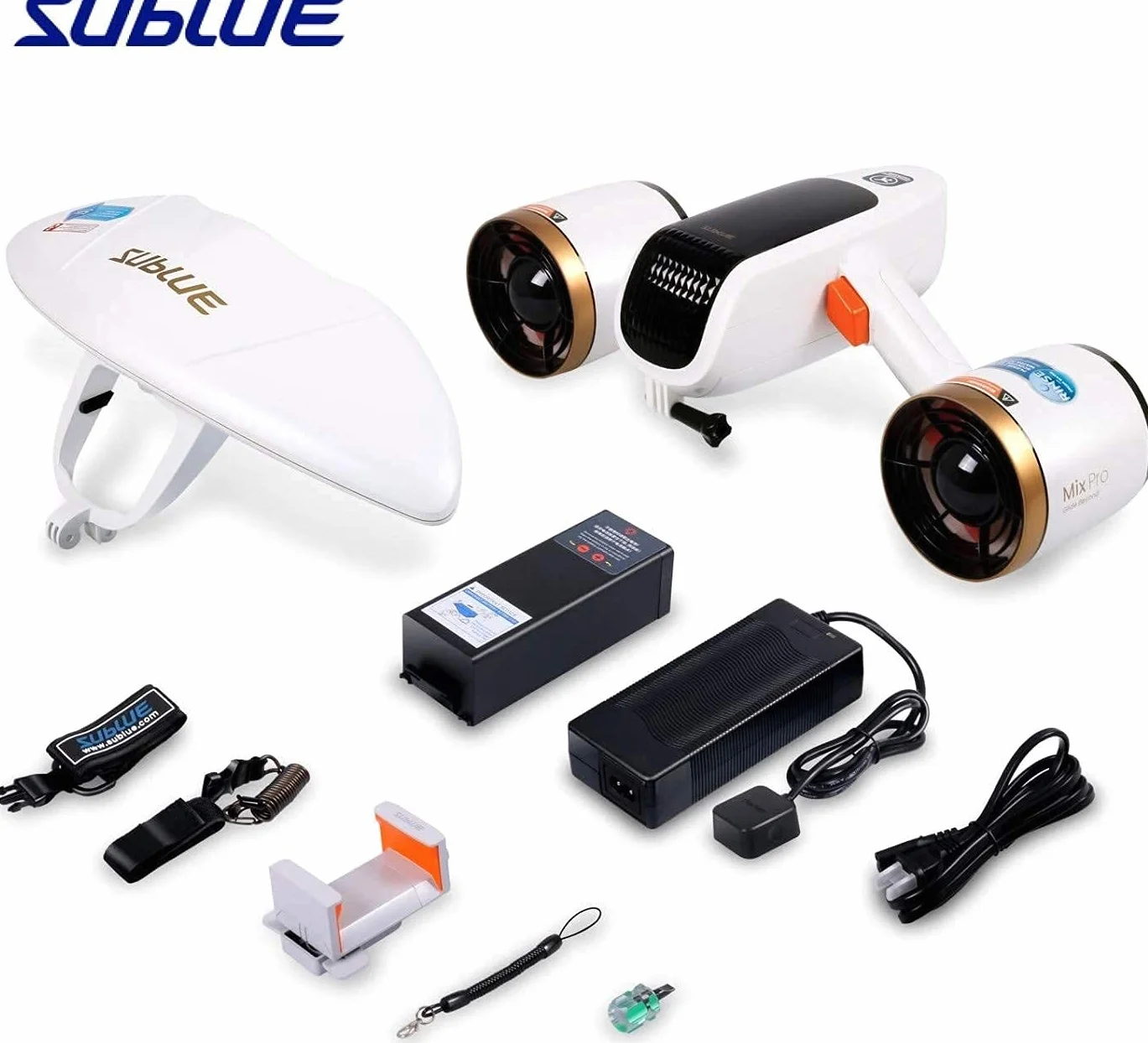SUBLUE WhiteShark Mix Pro Scooter Subacqueo per Immersioni