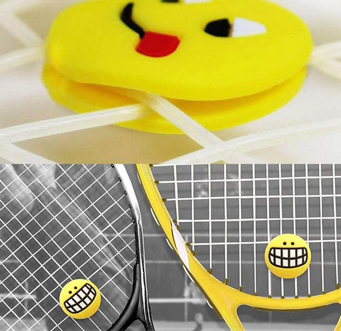 Antivibrazione Tennis Biluer 16 Pezzi Ammortizzatori in Silicone per Racket Accessori