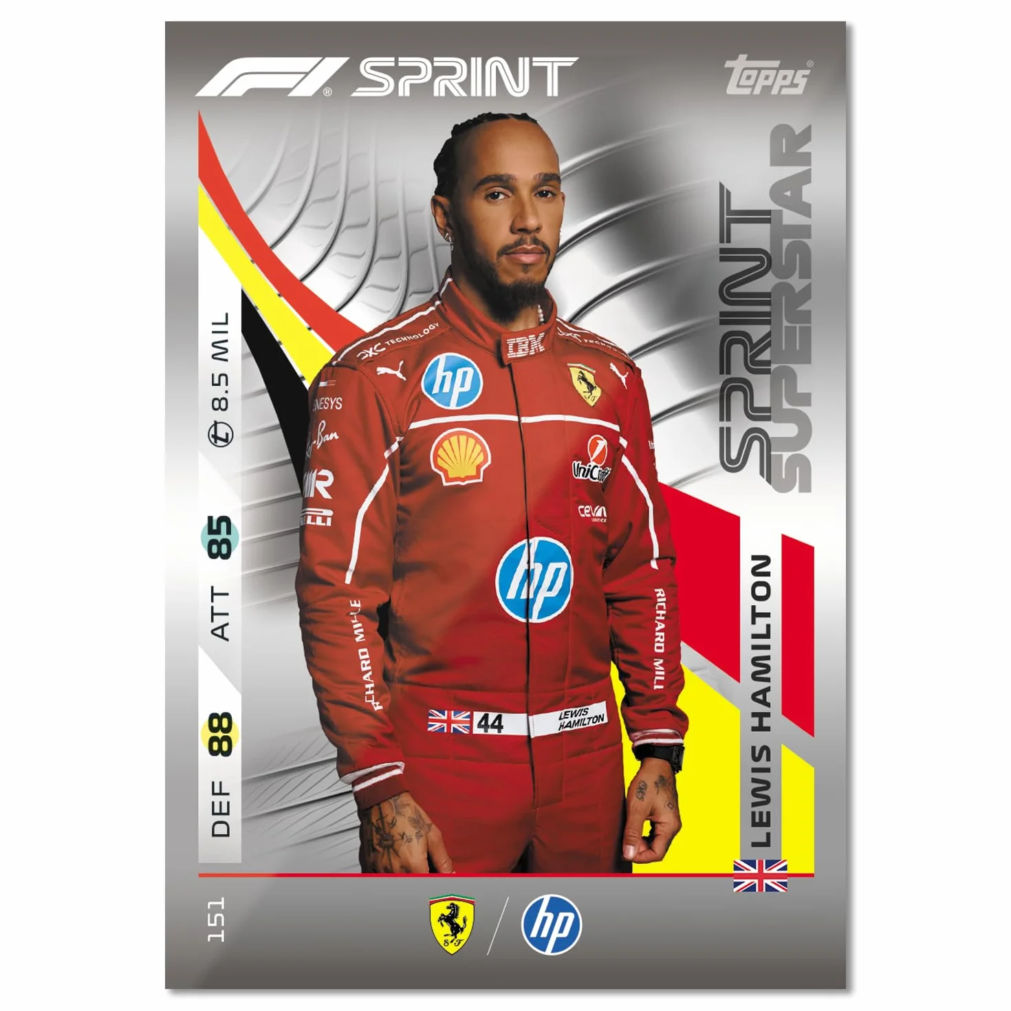 Topps Turbo Attax 2025 Mega Tin Diamond Edition 66 carte incluse LE esclusive F1