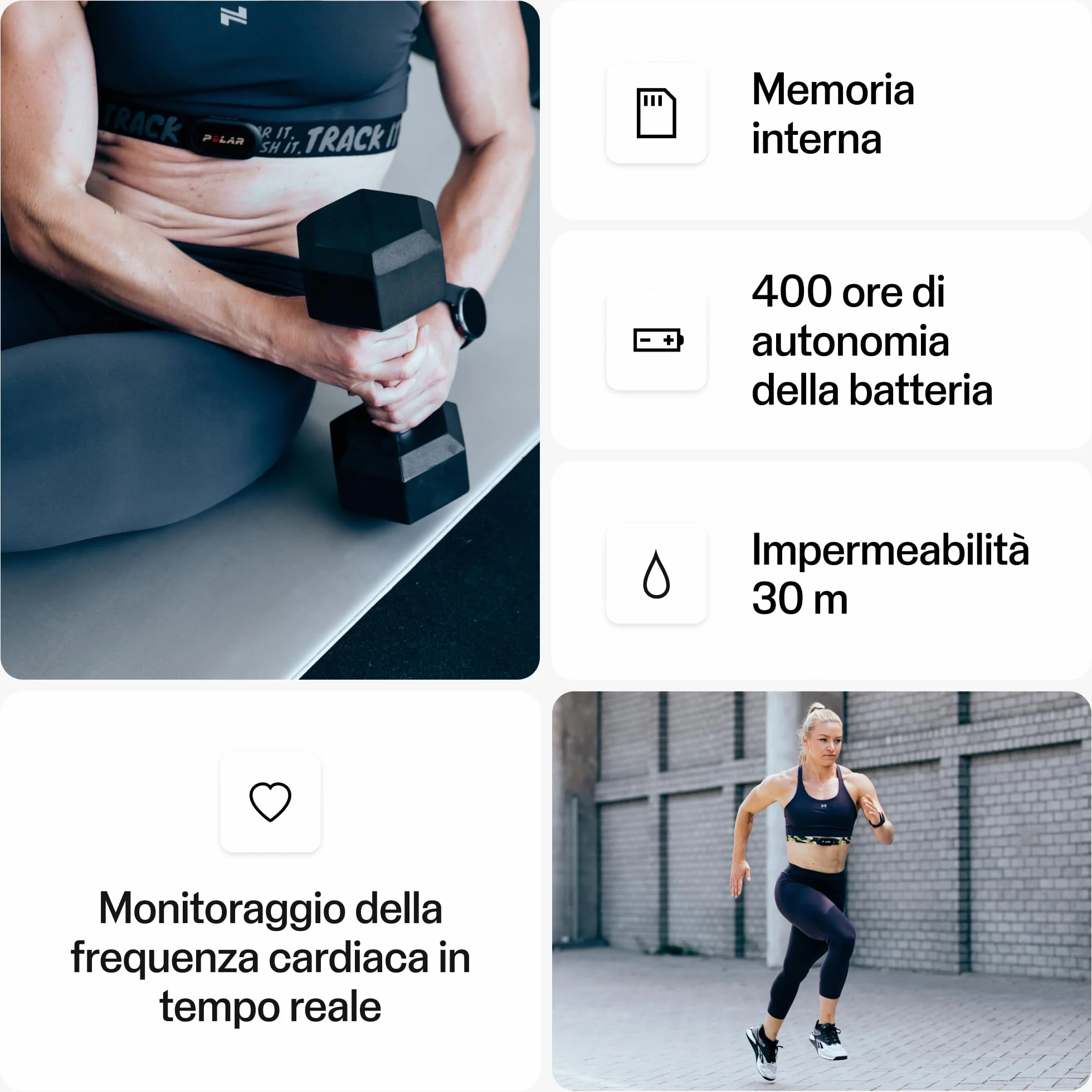 Polar H10 czujnik tętna ANT+ Bluetooth ECG/EKG HRV wodoodporny M-XXL