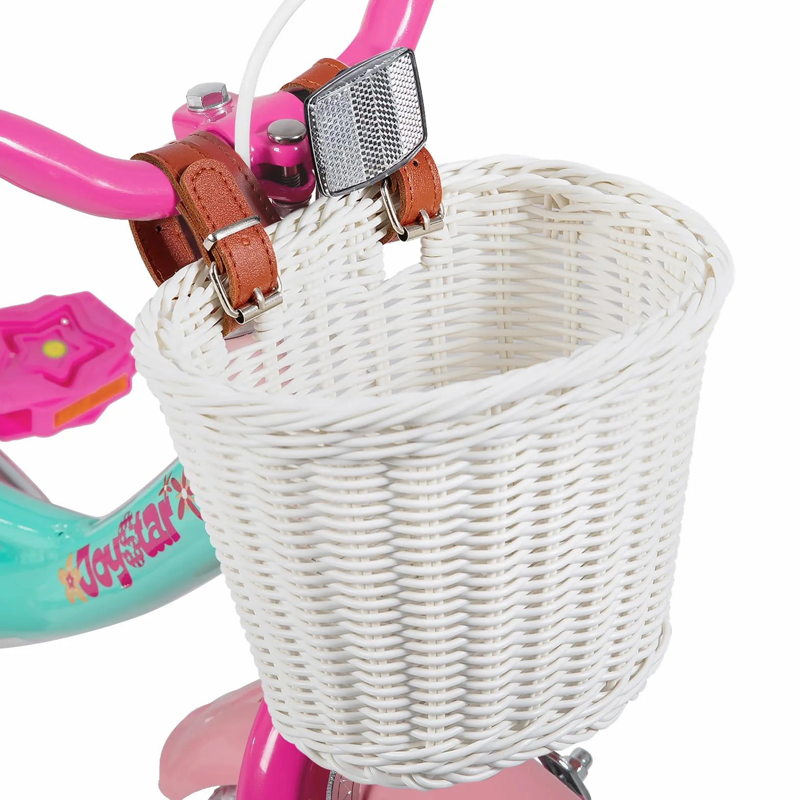 JOYSTAR Unicorn Bike 12 14 16 18 Pollici Bambine 2-9 Anni con Ruote Stabilizzatrici e Cestino