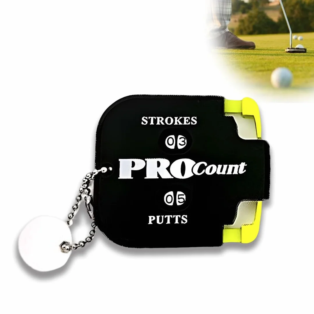 SULIUDAJI 1 Pezzo Segnapunti Golf, Contatore Colpi, Accessori Golfista Nero