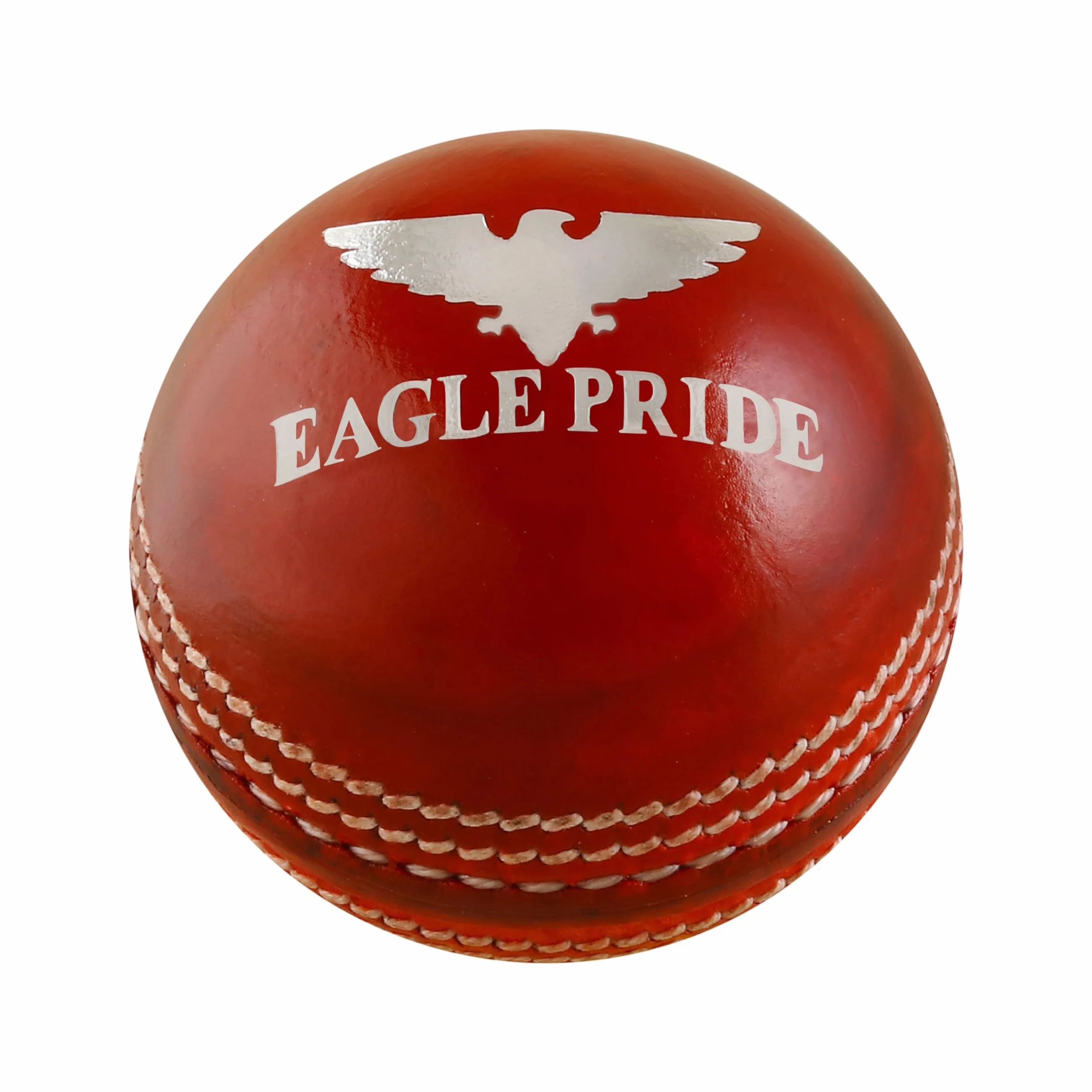 Crown Match Cricket Balls Red White 156g 5.5oz Leather Hard Balls for Club Practice Test Matches