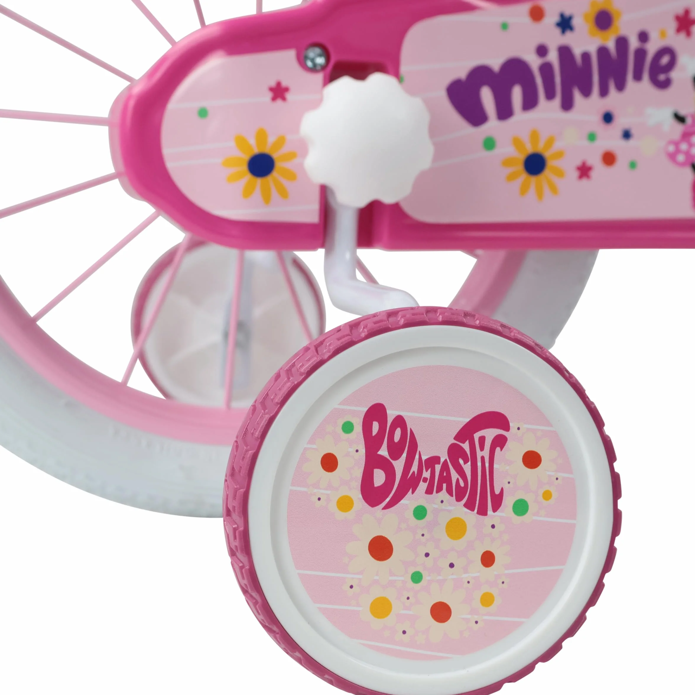 Denver Bike Bicicletta Bambina 14 Pollici Minnie, 3-5 Anni, Telaio Acciaio, Ruote Gonfiabili
