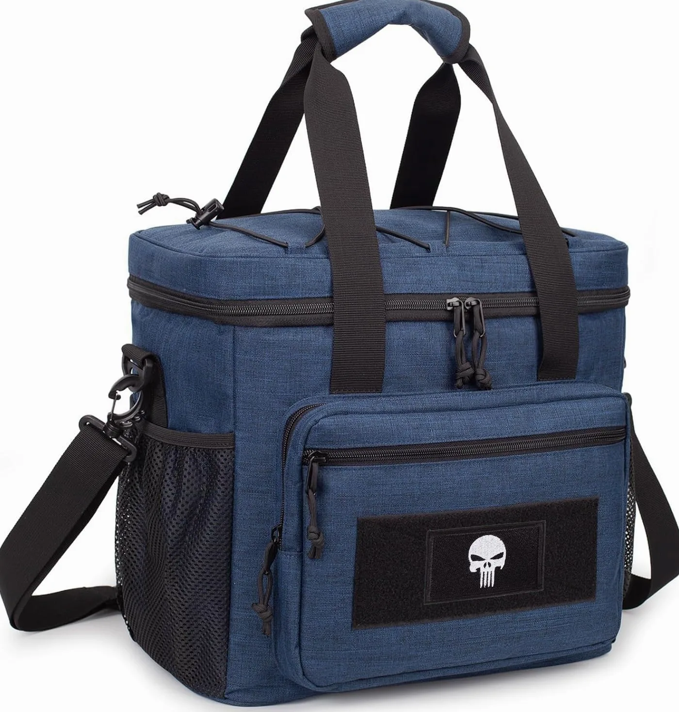 Borsa Pranzo per Uomo, Borsa Termica Tattica con Sistema MOLLE, Isolata, Impermeabile e Capiente, per Donna e Adulti, con Tracolla Regolabile, Ideale per Lavoro, Picnic, Ufficio e Tempo Libero.