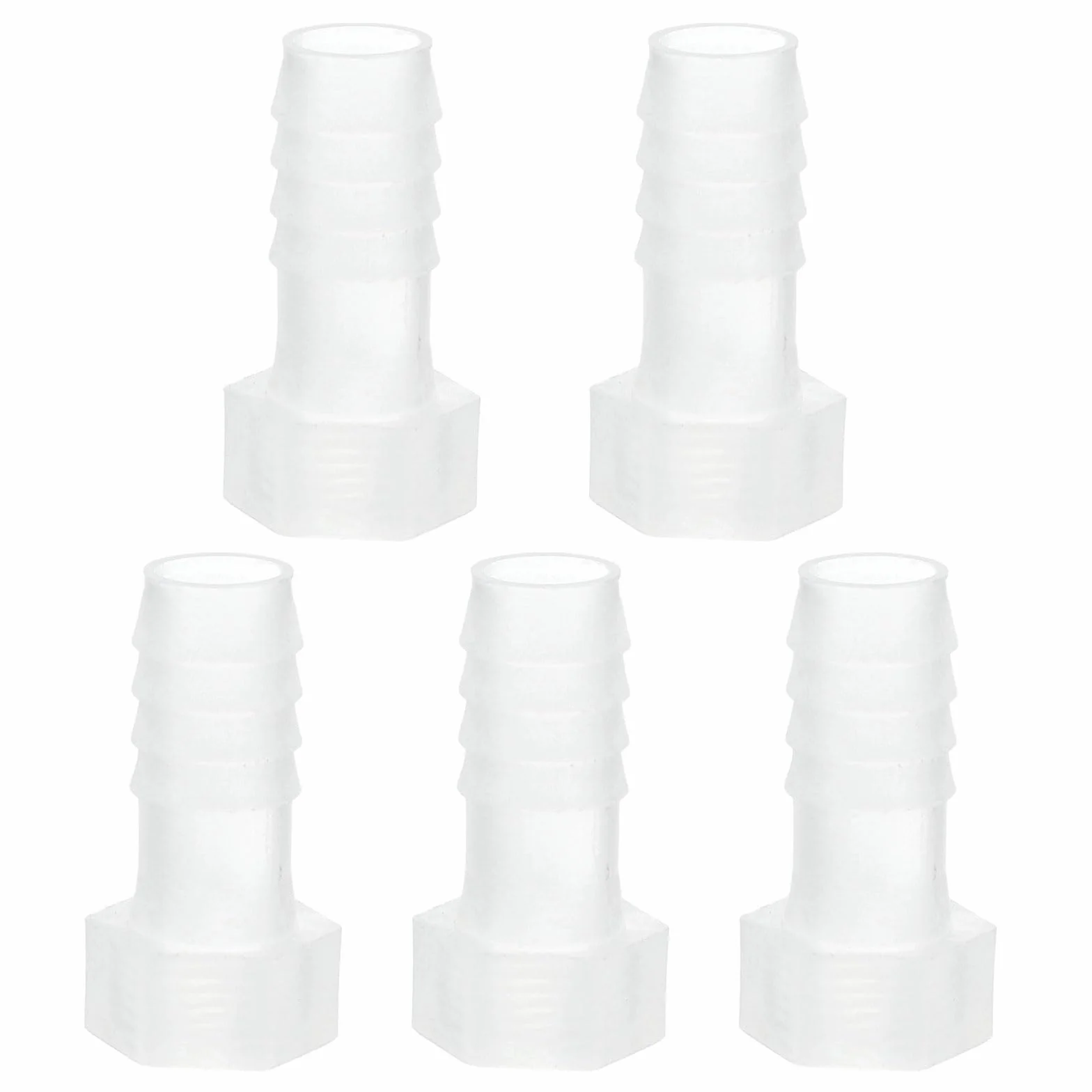 PATIKIL Raccordi per Tubo Flessibile in Plastica 1/2" x 1/4" G Filettatura Femmina