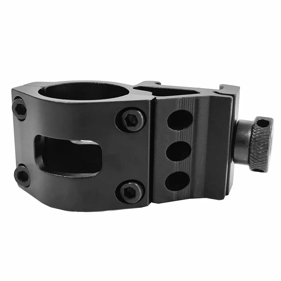 Fire Club Offset Ring 25 mm Guide 20 mm 45° Picatinny Support Torcia Surefire