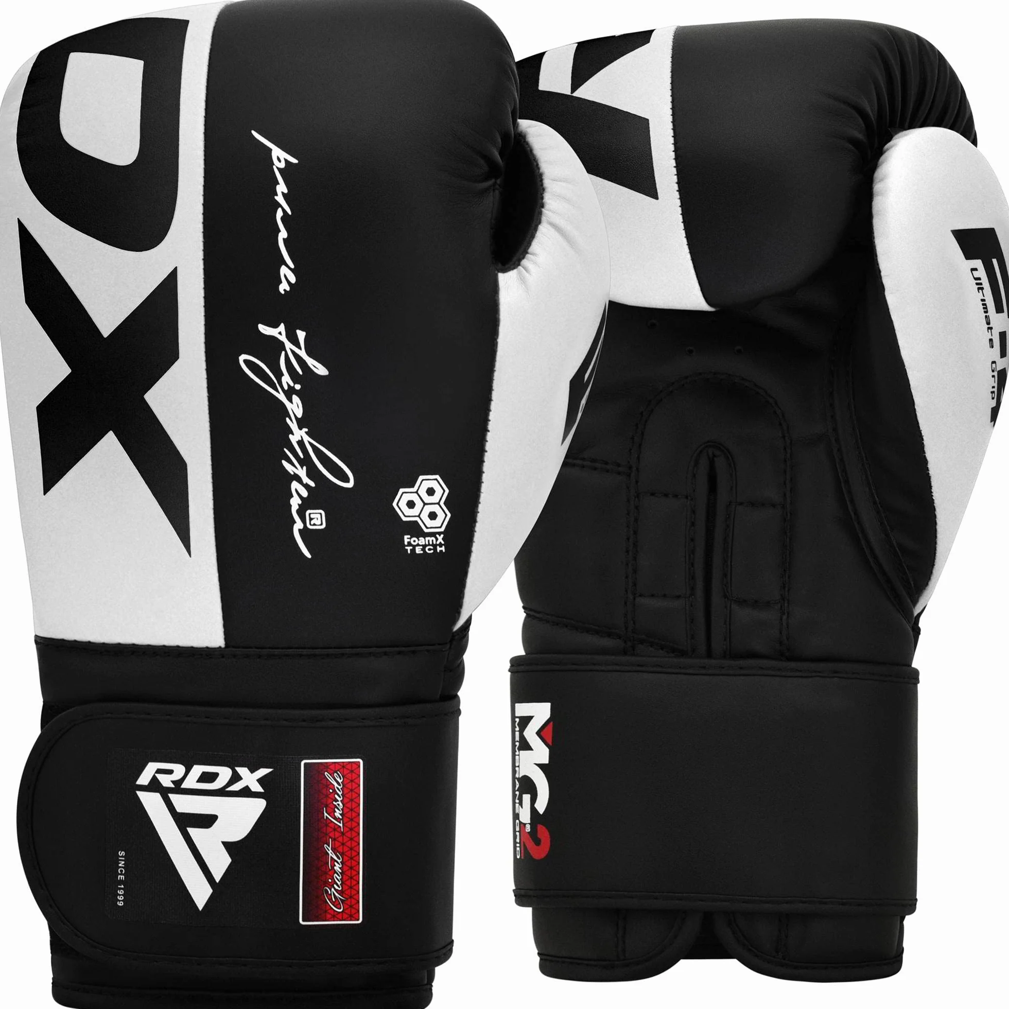 RDX Guantoni da Boxe Maya Hide Pelle Allenamento per Muay Thai Sparring 8 10 12 14 16 OZ