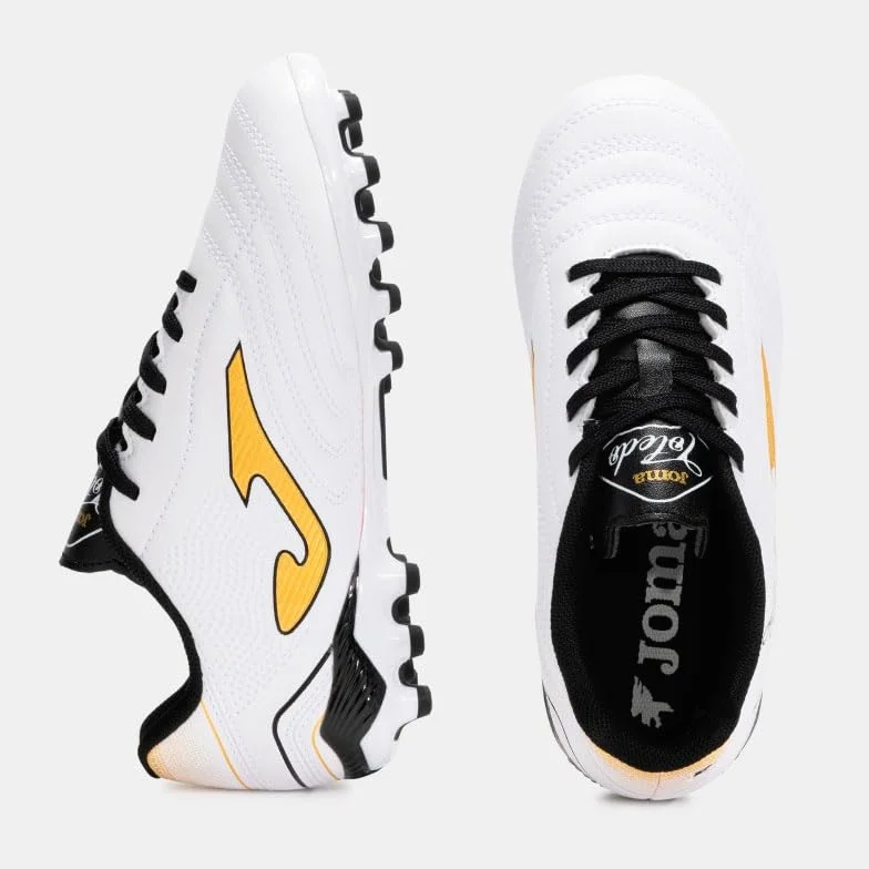 Joma Toledo JR 2502 Bianco Scarpe Calcio Bambino Erba Artificiale