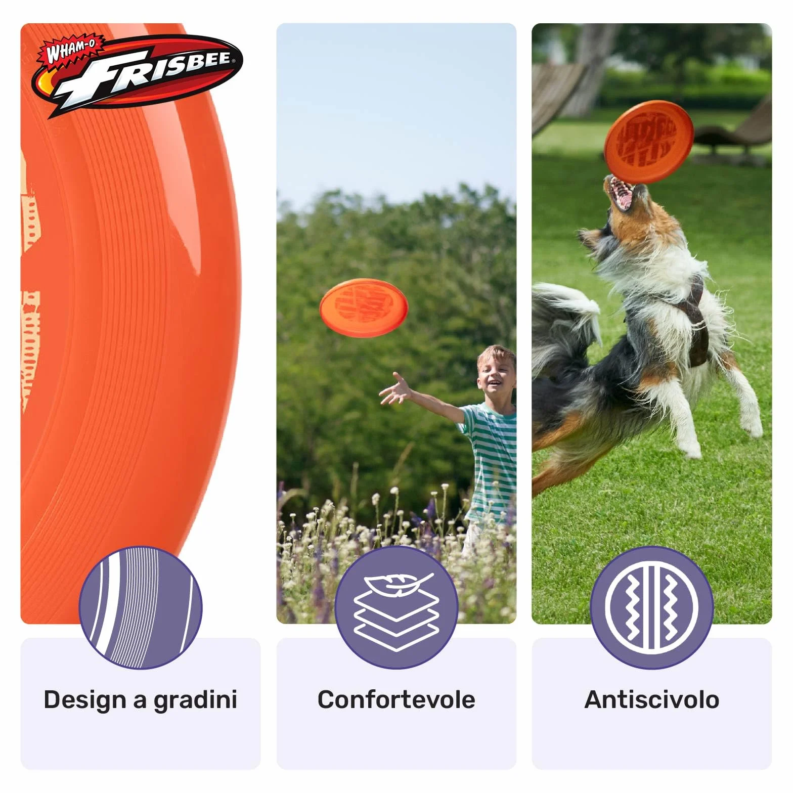 Wham-O Frisbee Disco Volante 25.27 cm Giocattolo Leggero per Bambini 130g