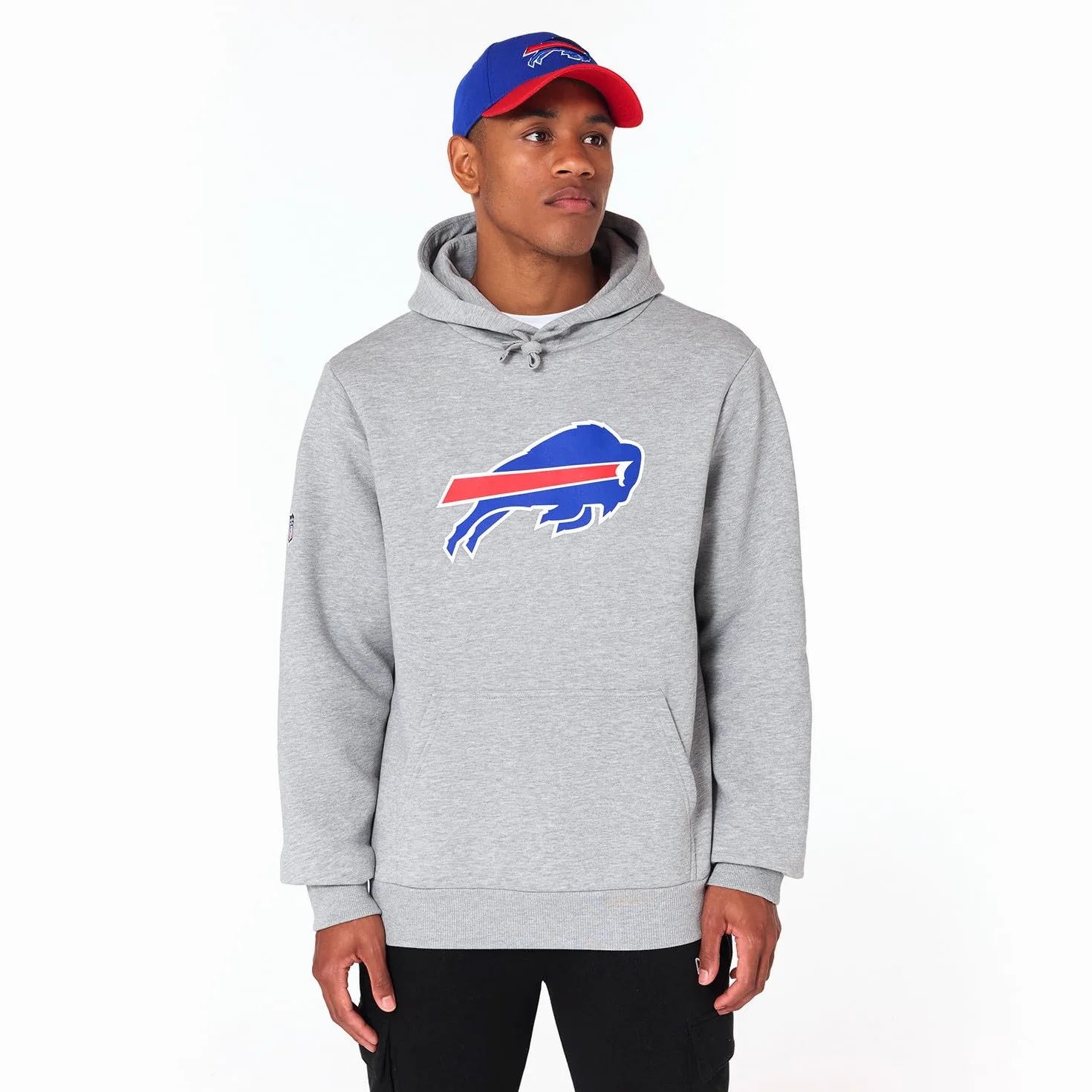 New Era NFL Hoody Cappuccio Pullover Felpa Football Americano Logo Squadra