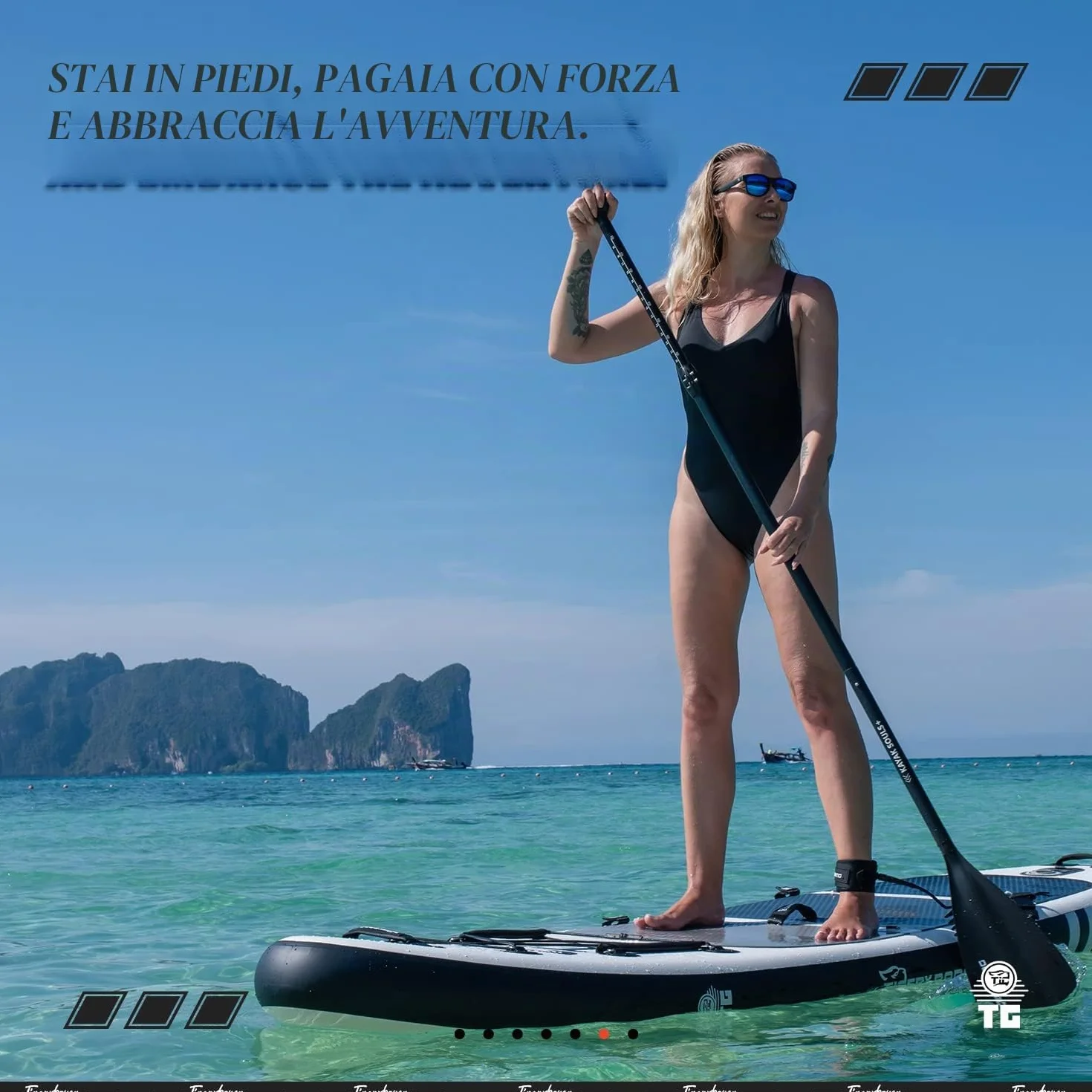 TIGERXBANG Stand Up Paddle Boards 10'6'' x 32'' x 6''丨10' x 31'' x 6'' with Premium SUP Board Accessories, Inflatable Paddle Boards for Adults/Kids Stand Up PaddleBoarding