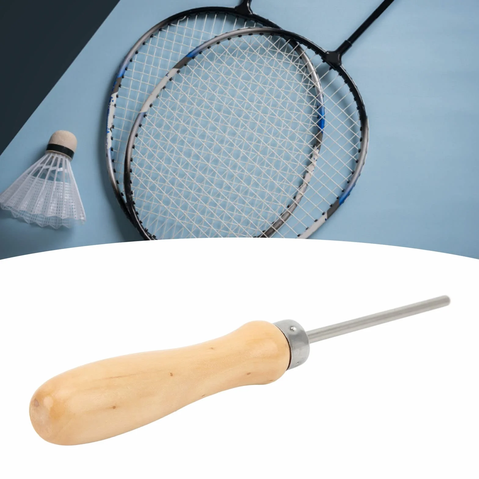 Punteruolo da Tennis 194 mm Strumento per Infilare in Acciaio Inossidabile