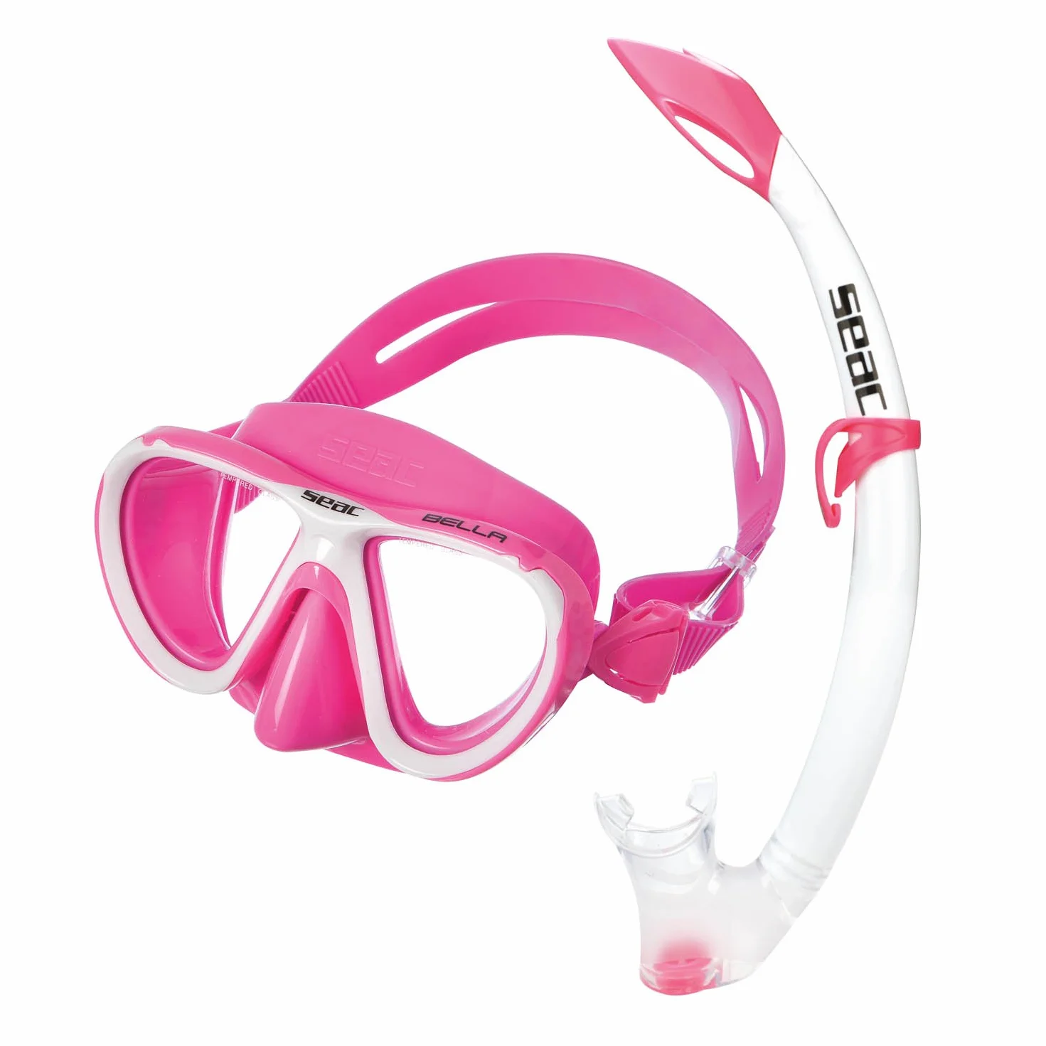 SEAC Bella Color Kit Maschera e Boccaglio Snorkeling per Bambini