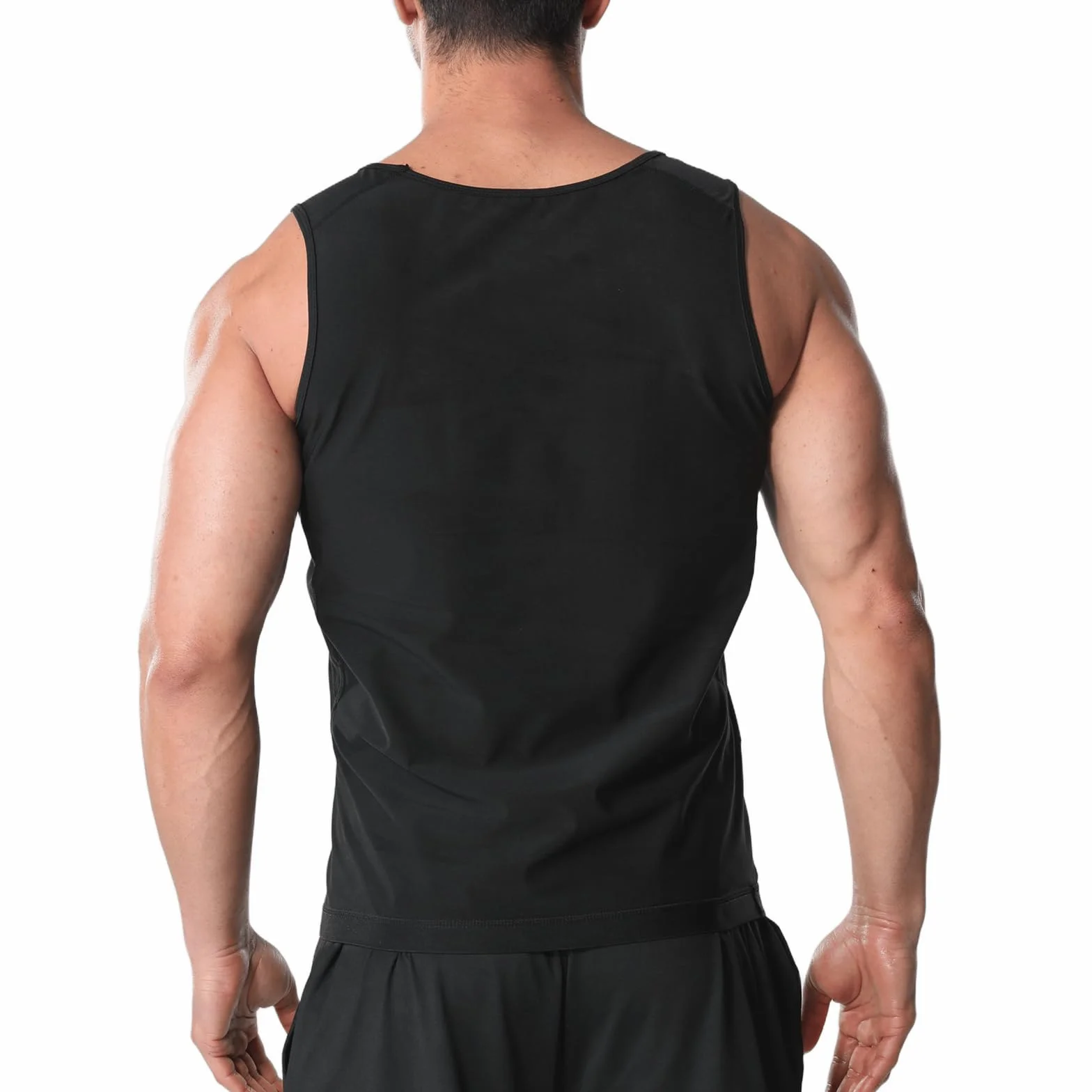 Canotta Sauna Uomo Dimagrante Tuta Caldo Intrappolamento Calore Perdita Peso Corsa Shapewear Gilet Fitness Allenamento