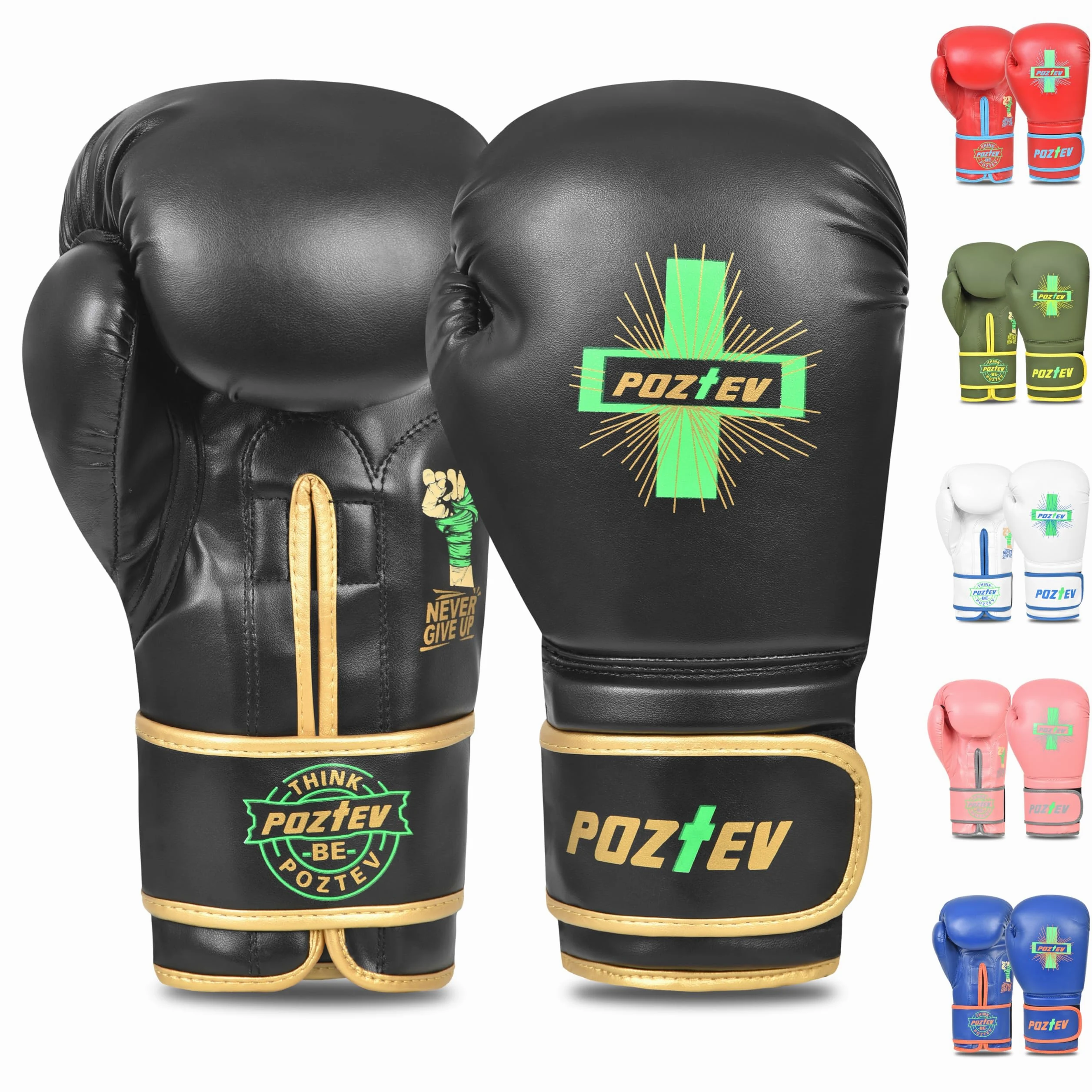 Guantoni da boxe per uomini e donne, guanti da allenamento professionali per sparring, allenamento con sacco pesante, guanti da Muay Thai Focus Mitts sacco da boxe ideali per MMA e kickboxing