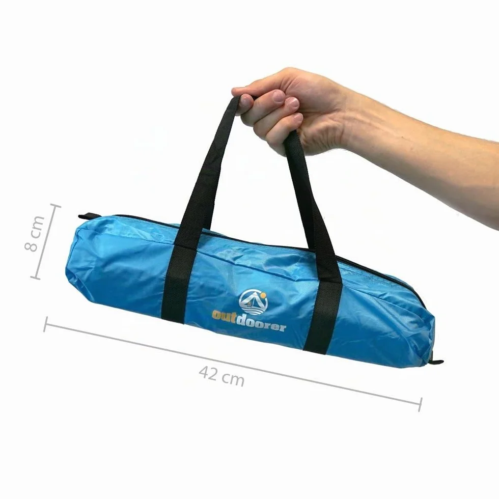 Tenda da spiaggia Helios UV 80 ultraleggera blu