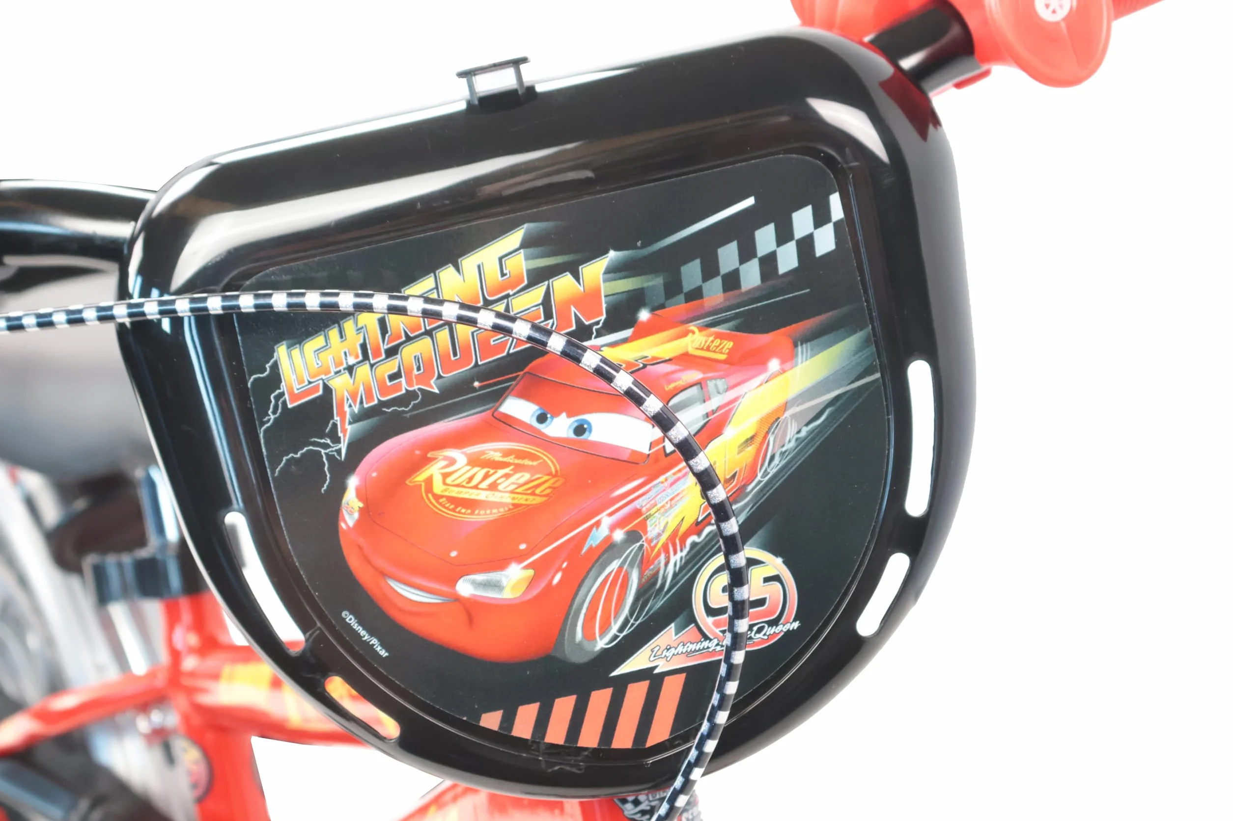 Denver Bike Bicicletta Bambino 12 Pollici Licensed Cars, 2-4 Anni, Rotelle Removibili, Freno Anteriore Caliper, Telaio Acciaio, Ruote EVA Antiforatura