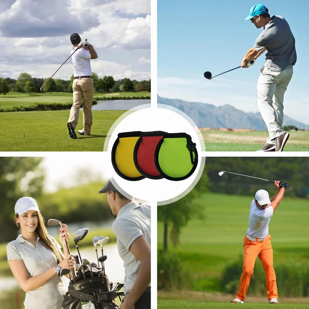 WeddHuis 3 Pezzi Borsa Pulizia Palline da Golf, Accessorio Golf