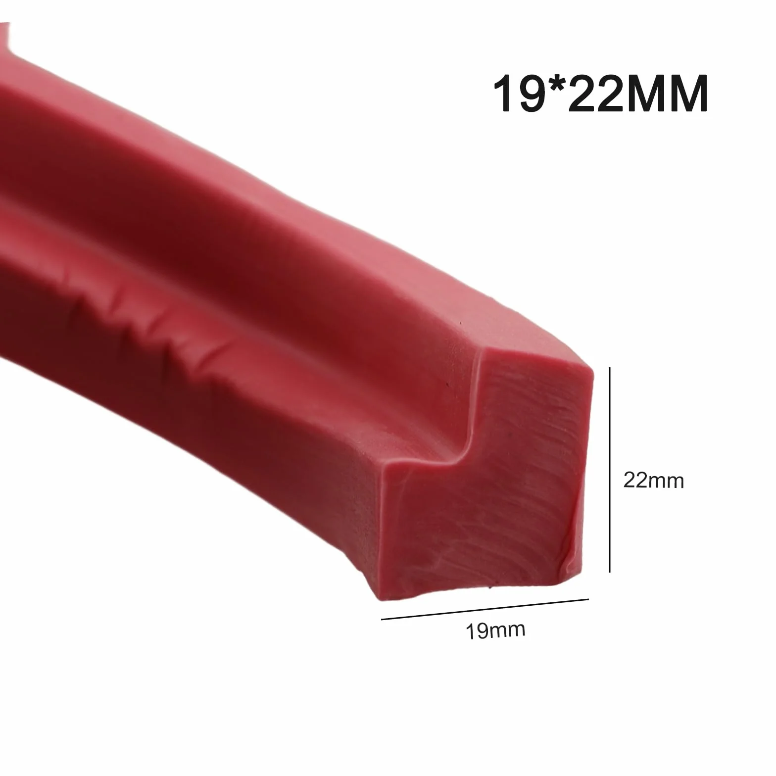 Paraurti per tavolo da biliardo in TPR rosso 10 m striscia di gomma 12 x 14 mm