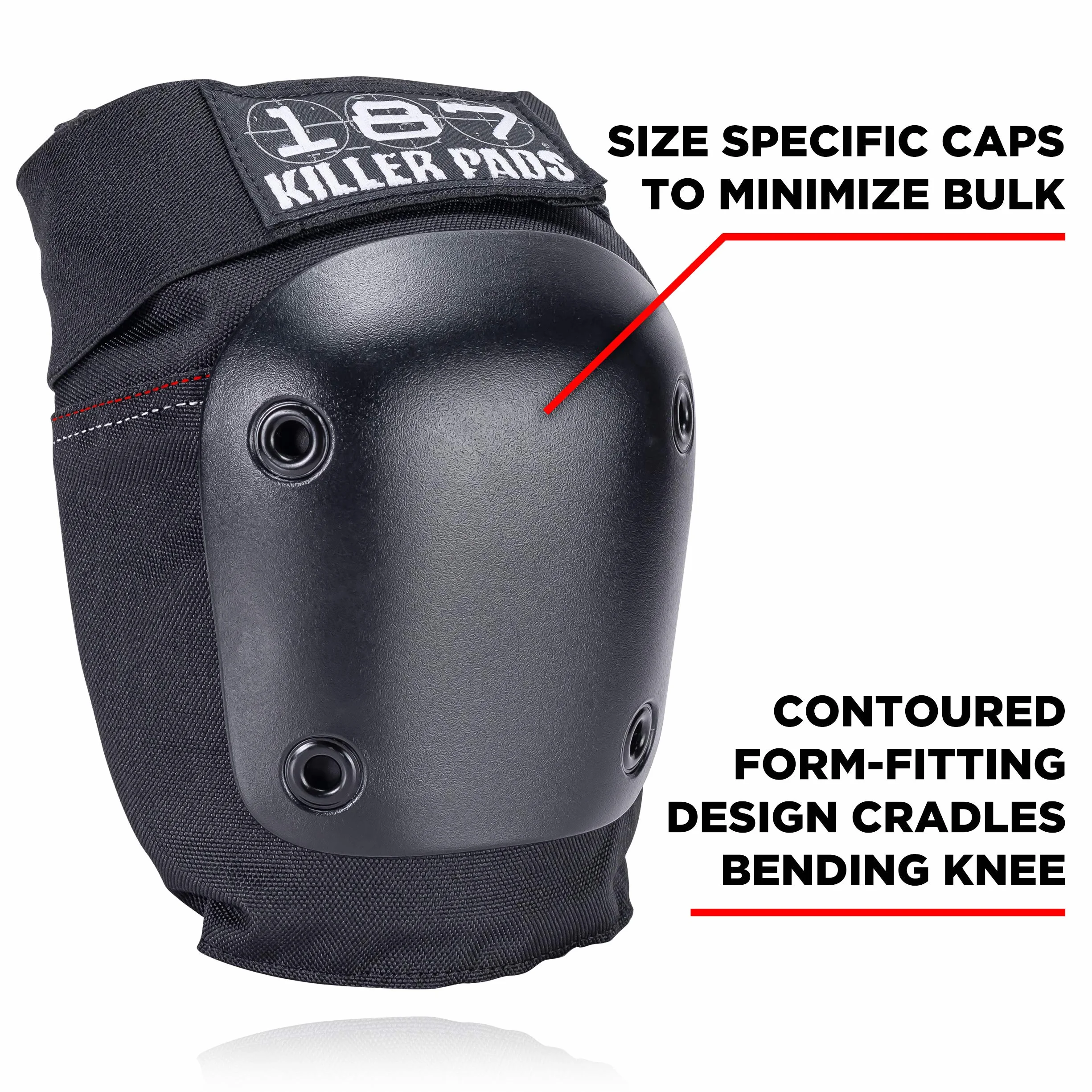 Killer Pads Ginocchiere Protezione Attrezzatura Fly Nero