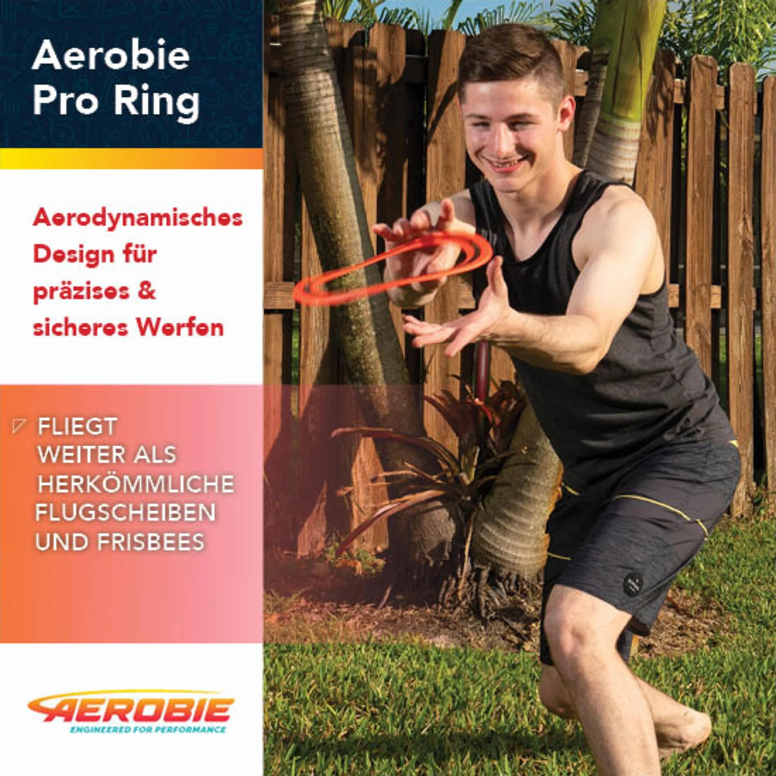 Aerobie PRO Ring Anello di Lancio, Blu, L