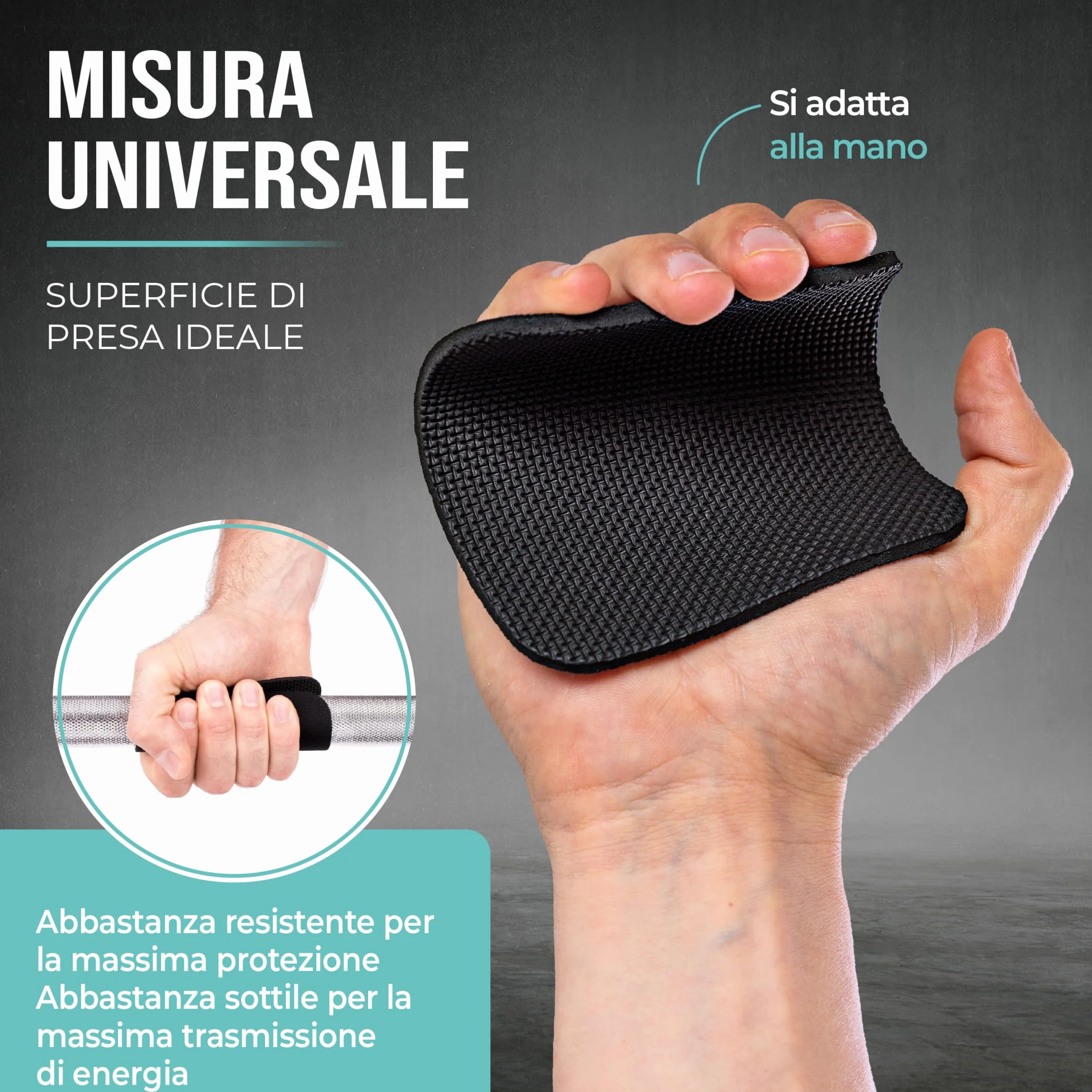 PULLUP & DIP Set di 4 cuscinetti in neoprene per trazioni, fitness e bodybuilding