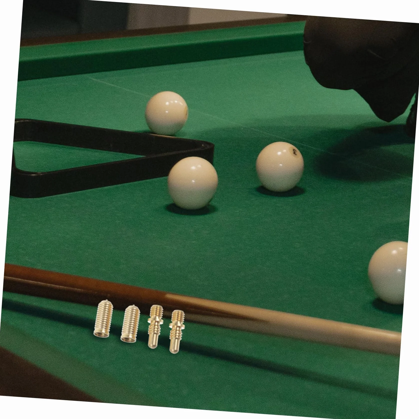 Set 2 Viti in Rame Resistenti per Giunzione Stecca da Biliardo