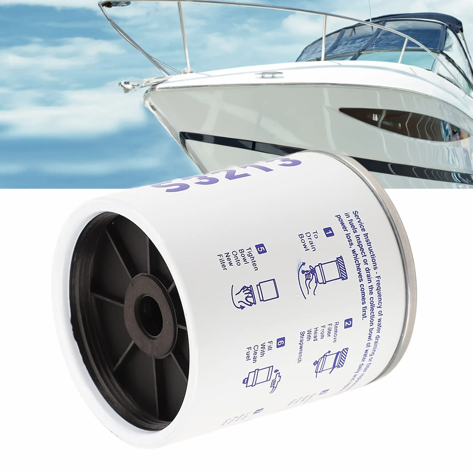 Filtro separatore d'acqua carburante S3213 resistente alla corrosione