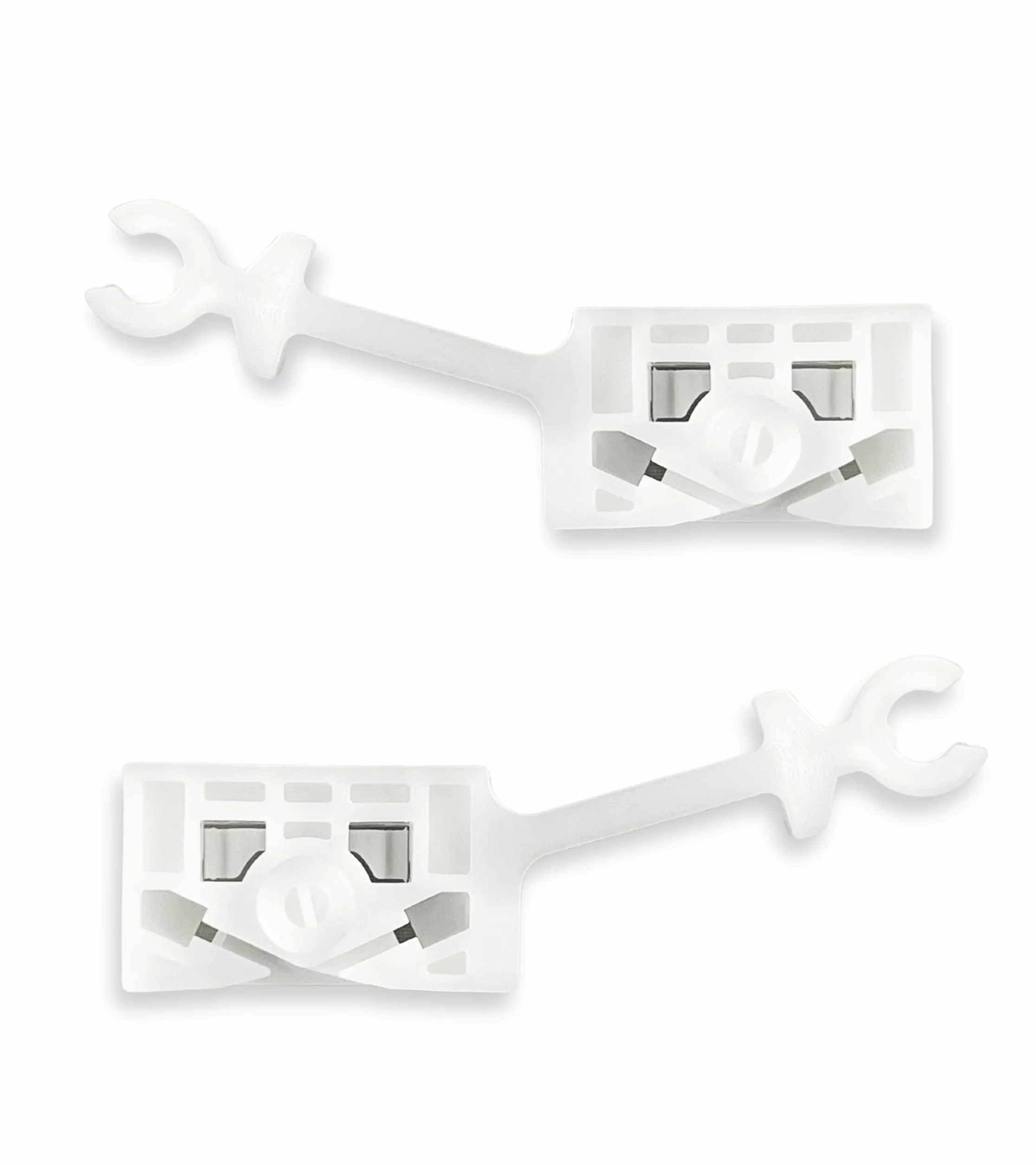 1neiSmartech Set 2 Clip Riparazione Regolatore Alzacristalli Finestra Porta Anteriore Destra e Sinistra Compatibile Con Alfa Romeo 147 2000–2010 Ricambio Aftermarket per Finestrino