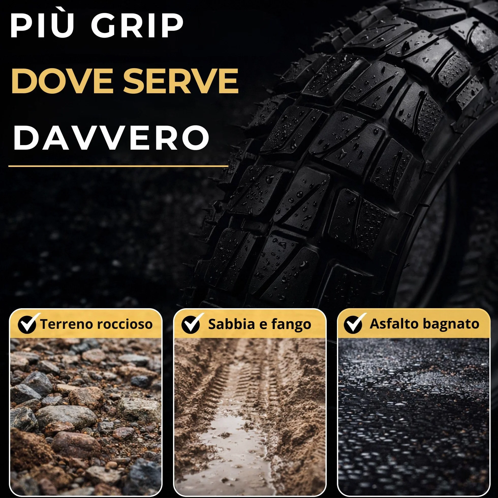 Gomme Monopattino 10x2.75-6.5 Ruota Tubeless 10 Pollici per Scooter Elettrico Smartgyro Speedway
