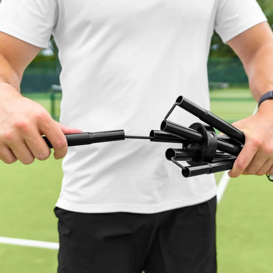 Vermont Cestino pieghevole portatile per palline da tennis fino a 80