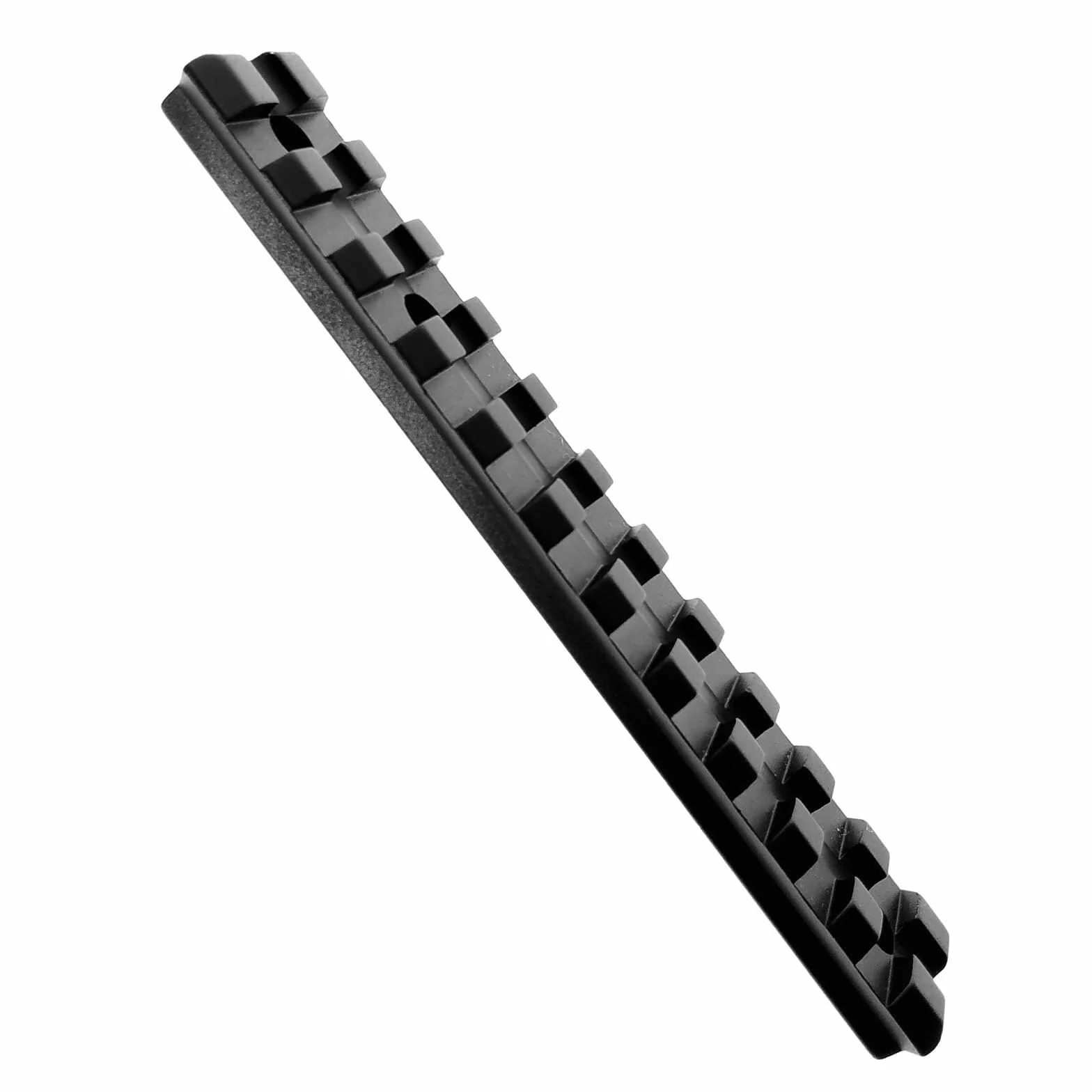 Profilo Basso Lega di Alluminio Picatinny Monte Ferroviaria per Supporti 10/22, 11 Slot Binario Tattico