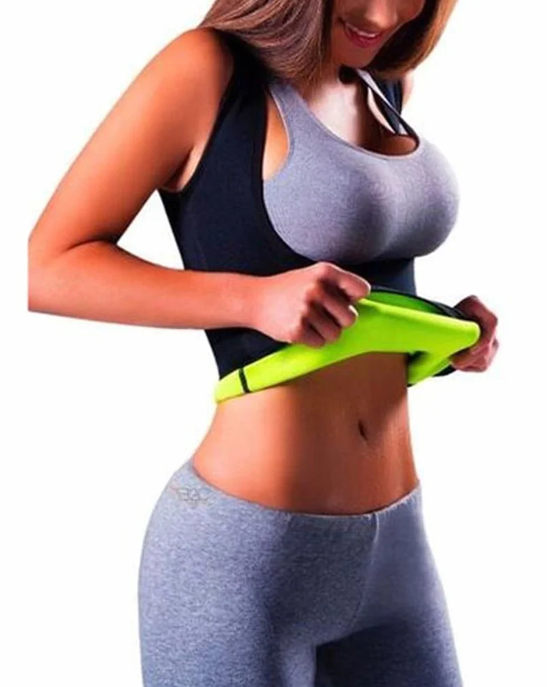 Canotta Fitness da Donna Neoprene Addome Toracico Bruciare Grassi Corsetti Sauna Suits Corpo Cintura Addominale Shaperwear