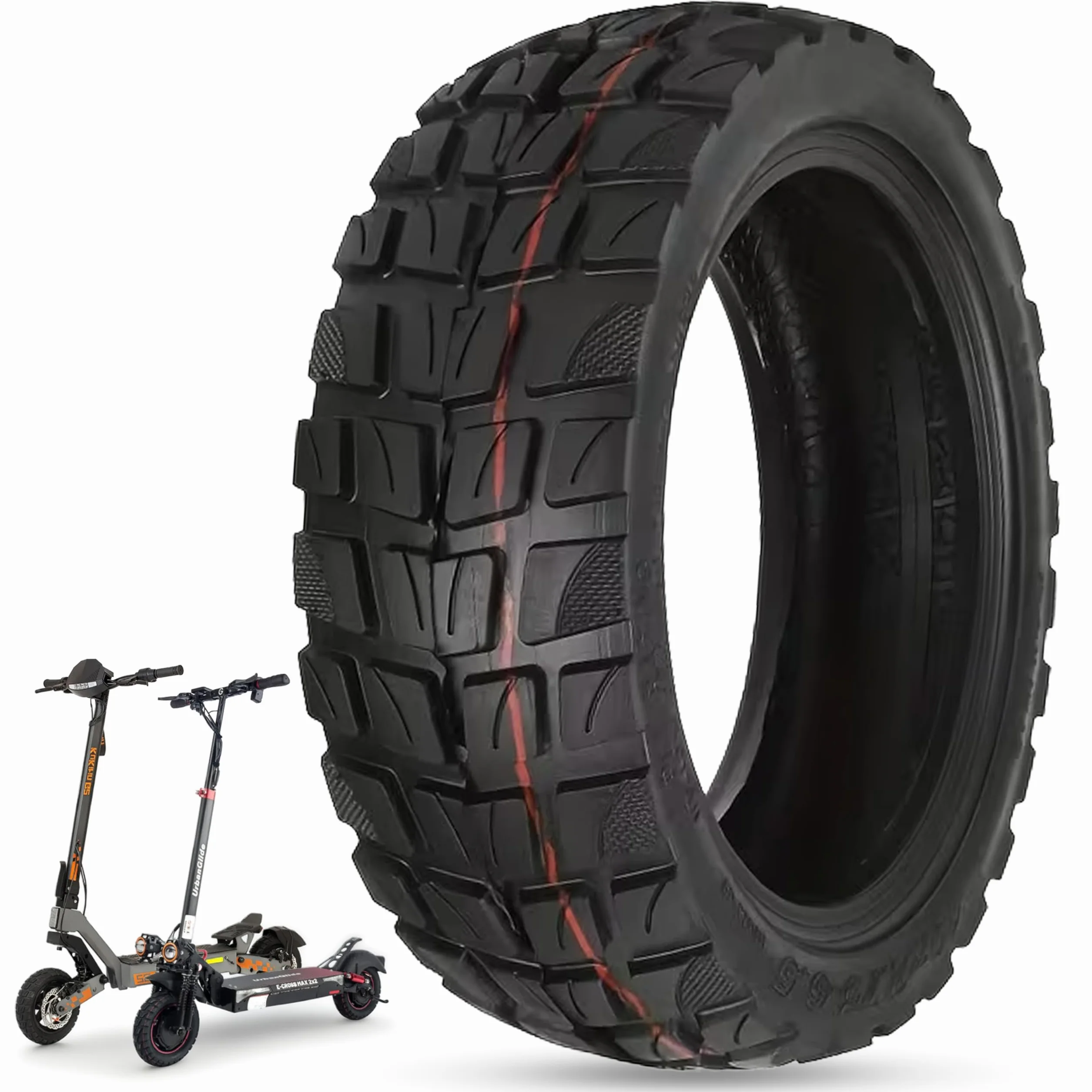 Gomme Monopattino 10x2.75-6.5 Ruota Tubeless 10 Pollici per Scooter Elettrico Smartgyro Speedway