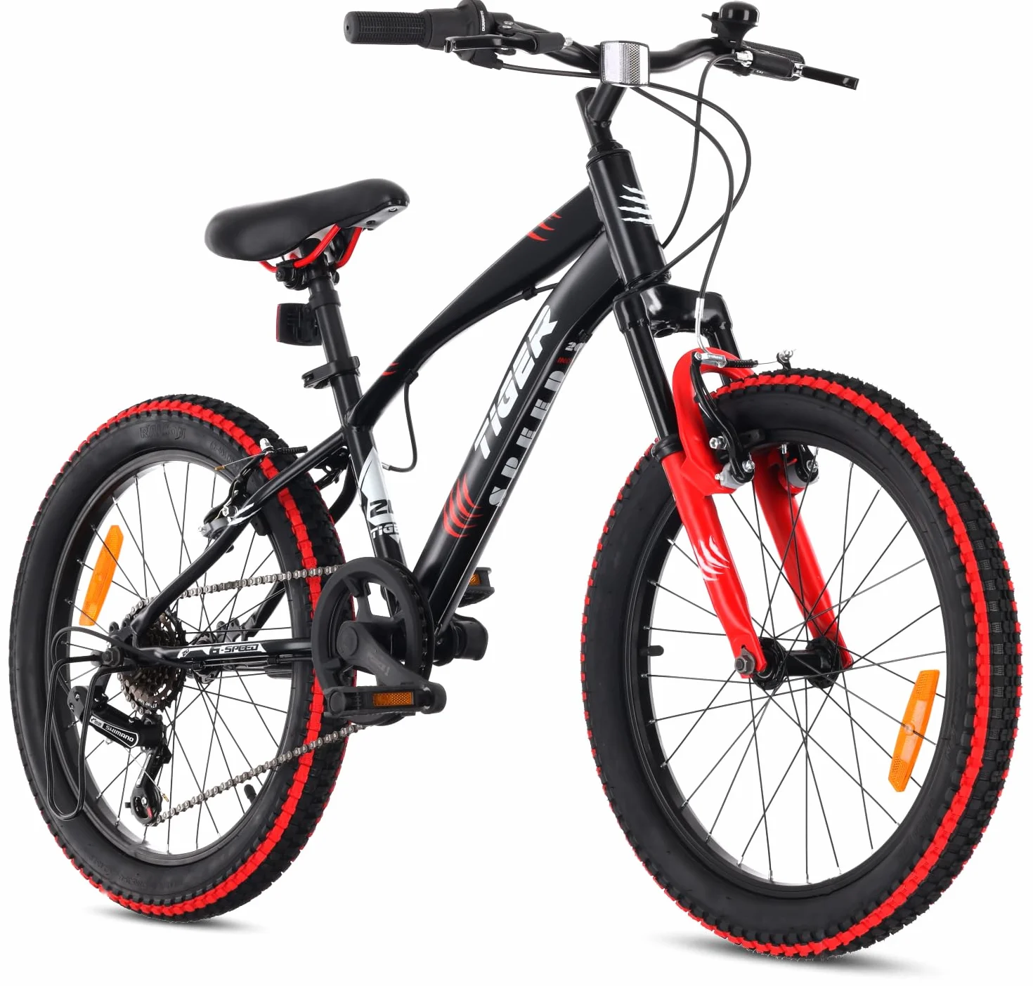 Tiger Bike Bicicletta per bambini 20 pollici 6 velocità Shimano