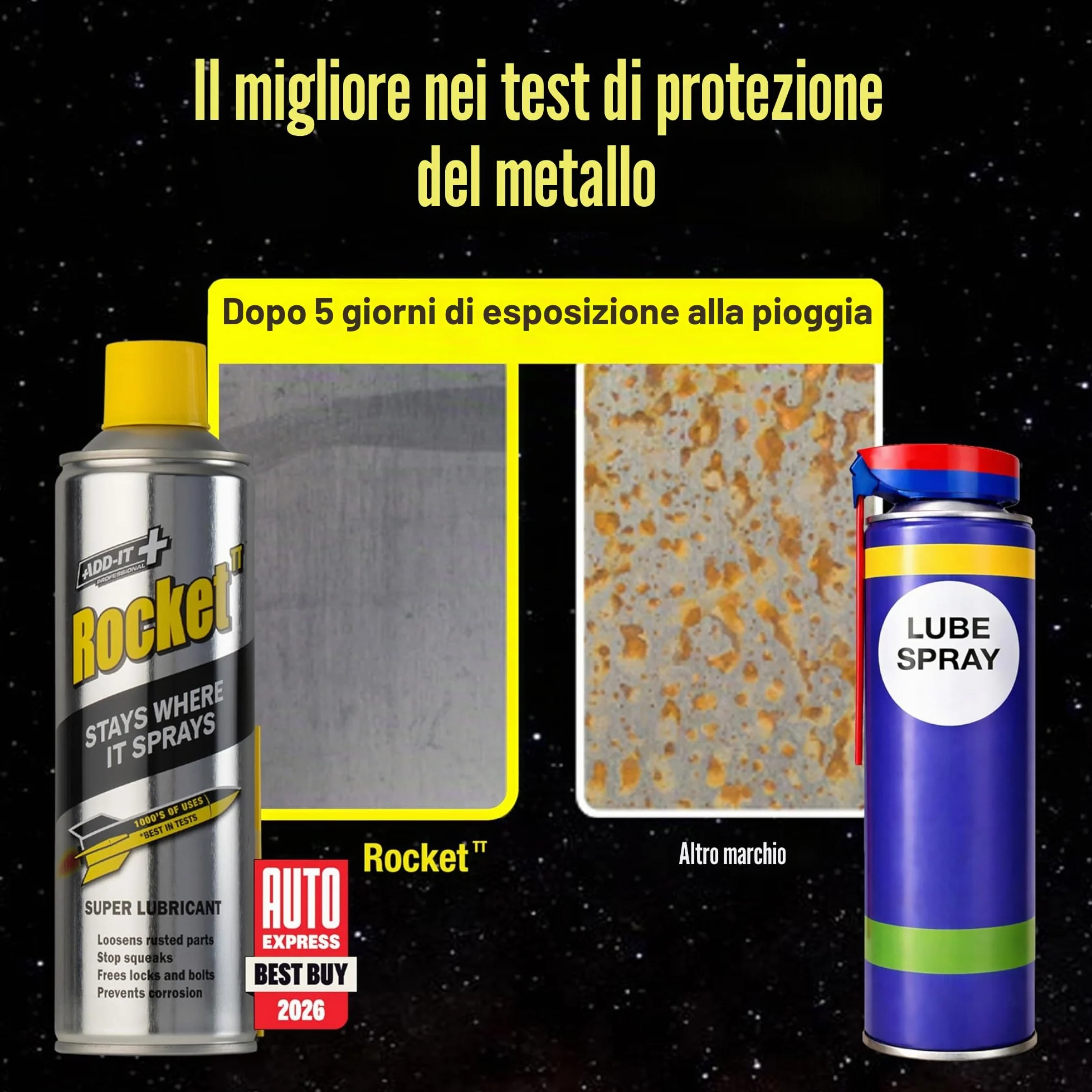 Rocket TT Tappo e cannuccia super lubrificante multiuso 100ml