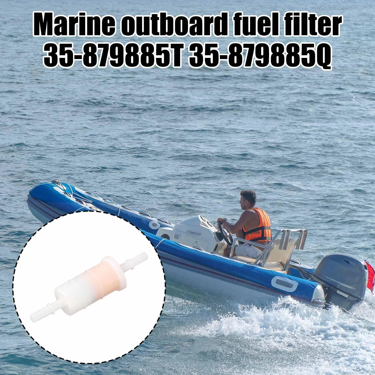 Sierra 18-7718 Filtro Carburante in Linea 7,9mm per Mercury Mariner Fuoribordo 40-300 HP
