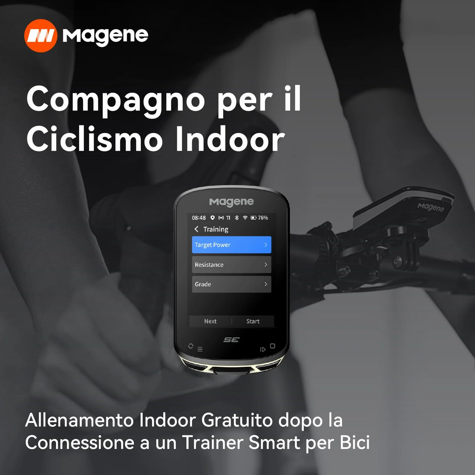 Magene C506SE GPS Ciclocomputer 2,4" a Colori Navigazione Pista Impermeabile Bluetooth WiFi
