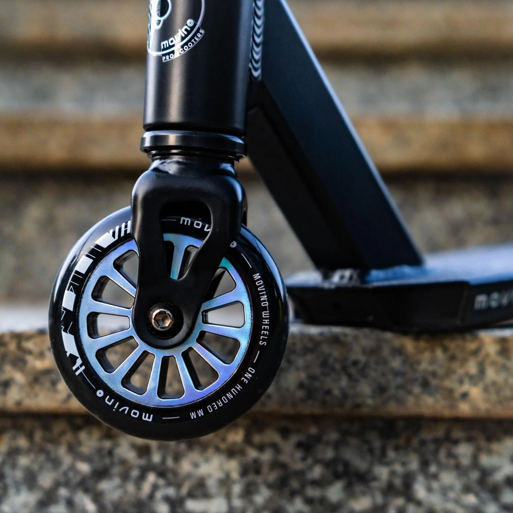 Movino Glide Monopattino Freestyle Leggero - Pedana Alluminio Cuscinetti ABEC 9 Ruote 100 mm Scooter Acrobatico